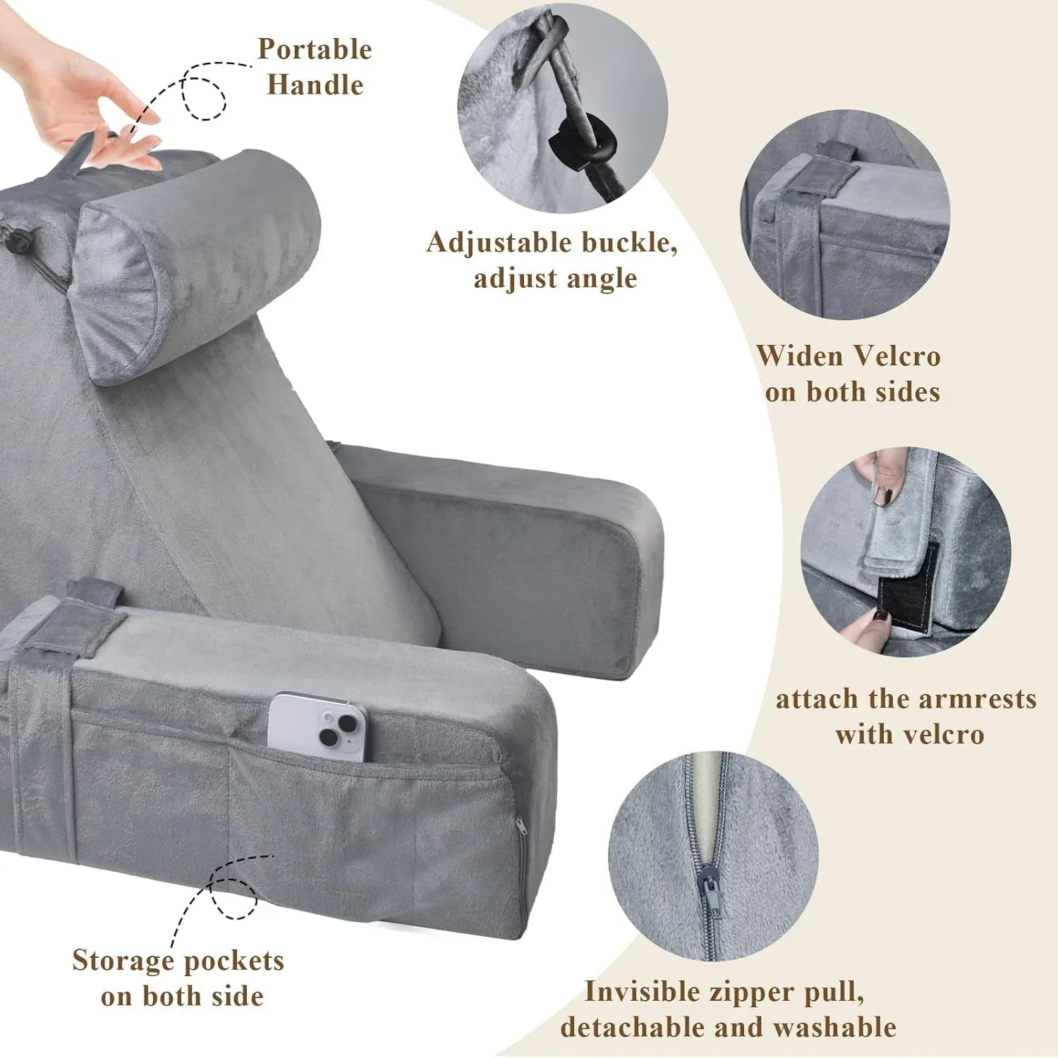 Reading Backrest Pillow - XBQDD