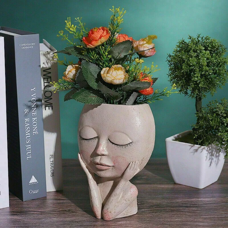 Creative Face Flower Pot - XBQDD