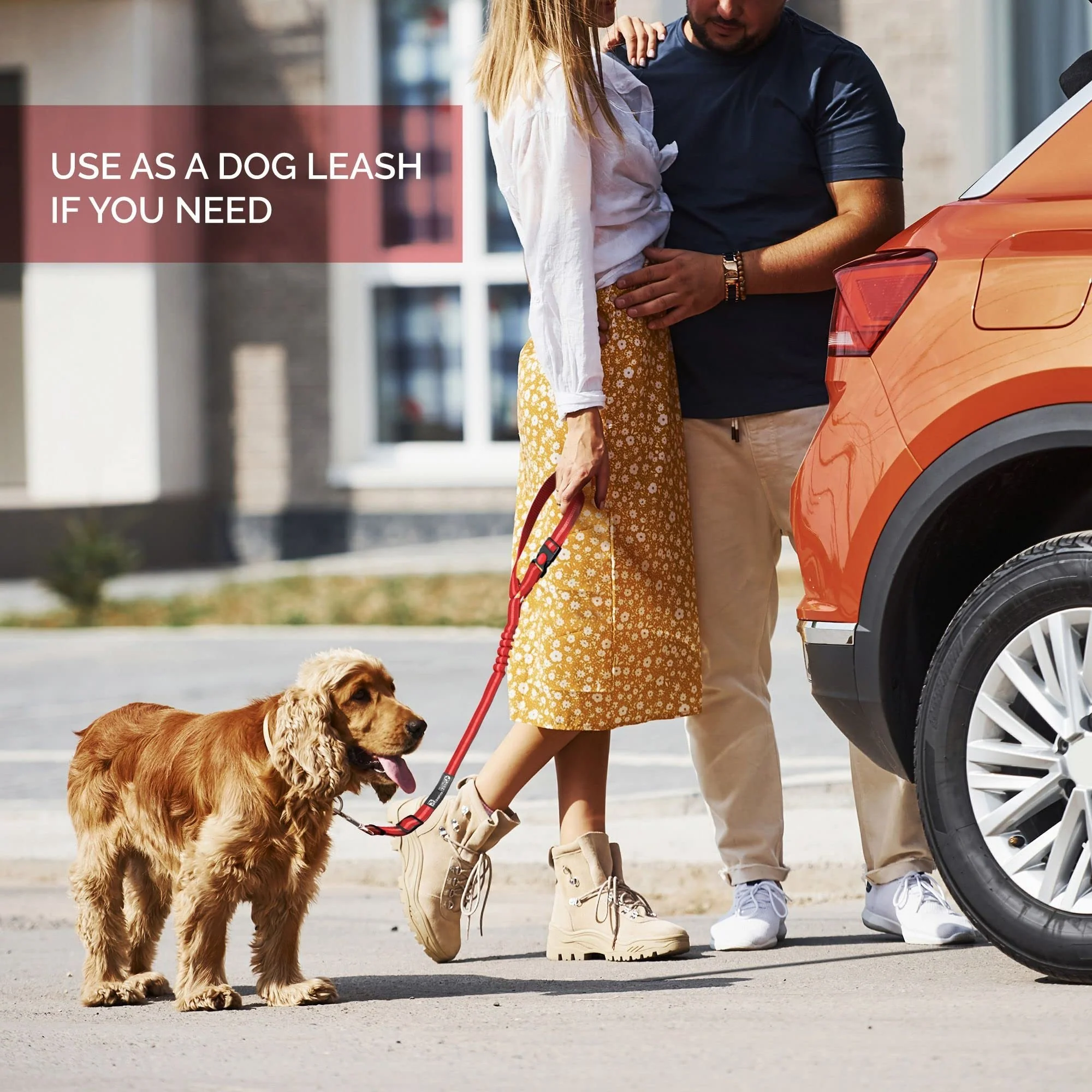 Adjustable Car Dog Leash - XBQDD