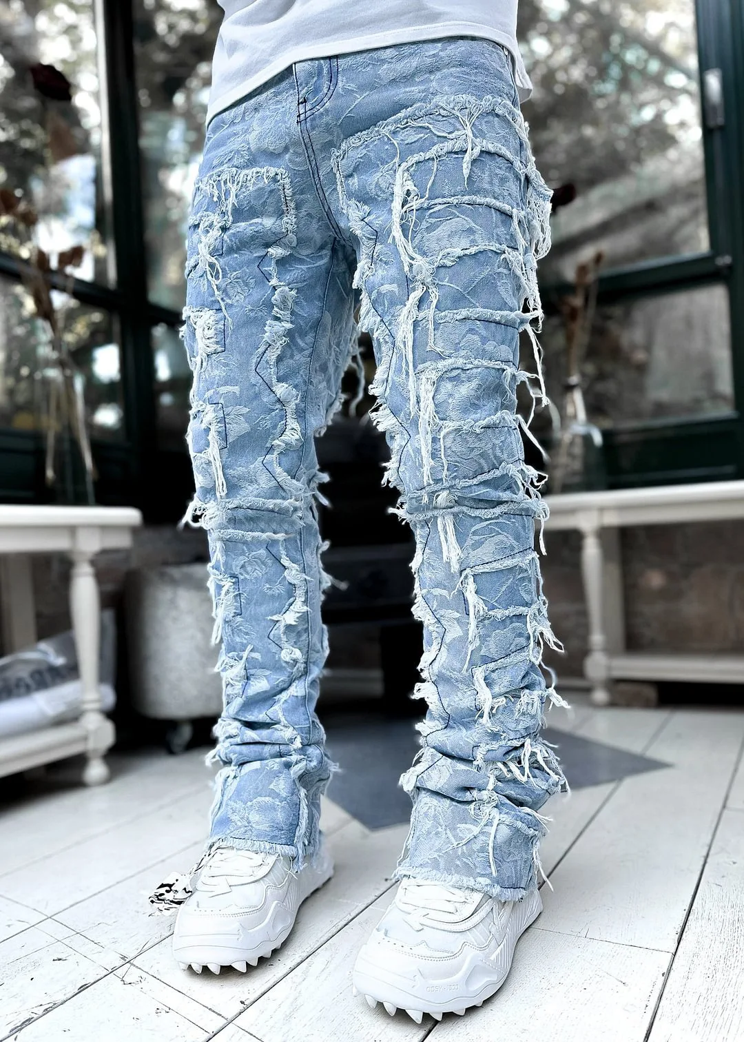 Regular Fit Stacked Denim - XBQDD
