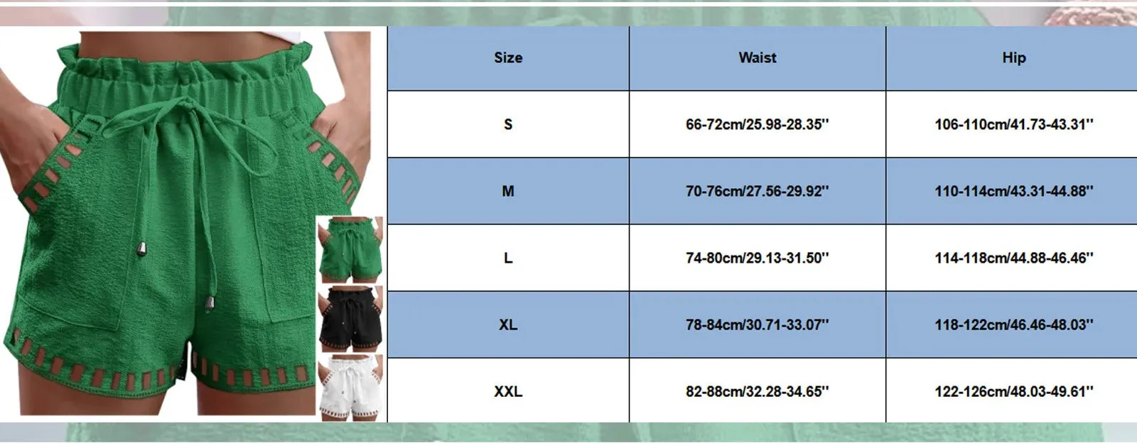 High Waist Beach Shorts - XBQDD