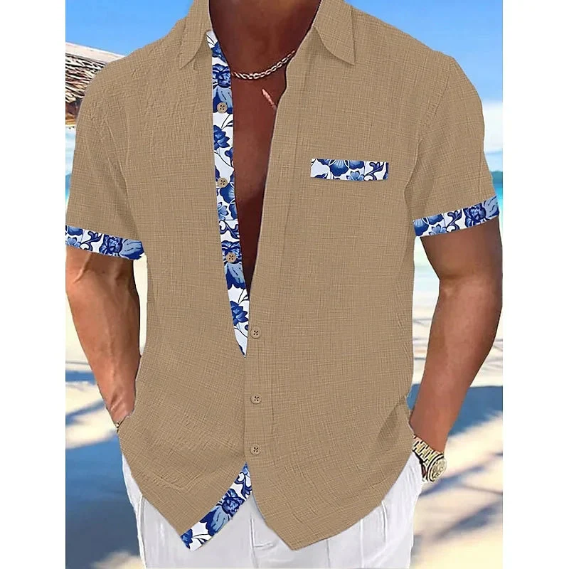 Men's Summer Linen Shirt - XBQDD