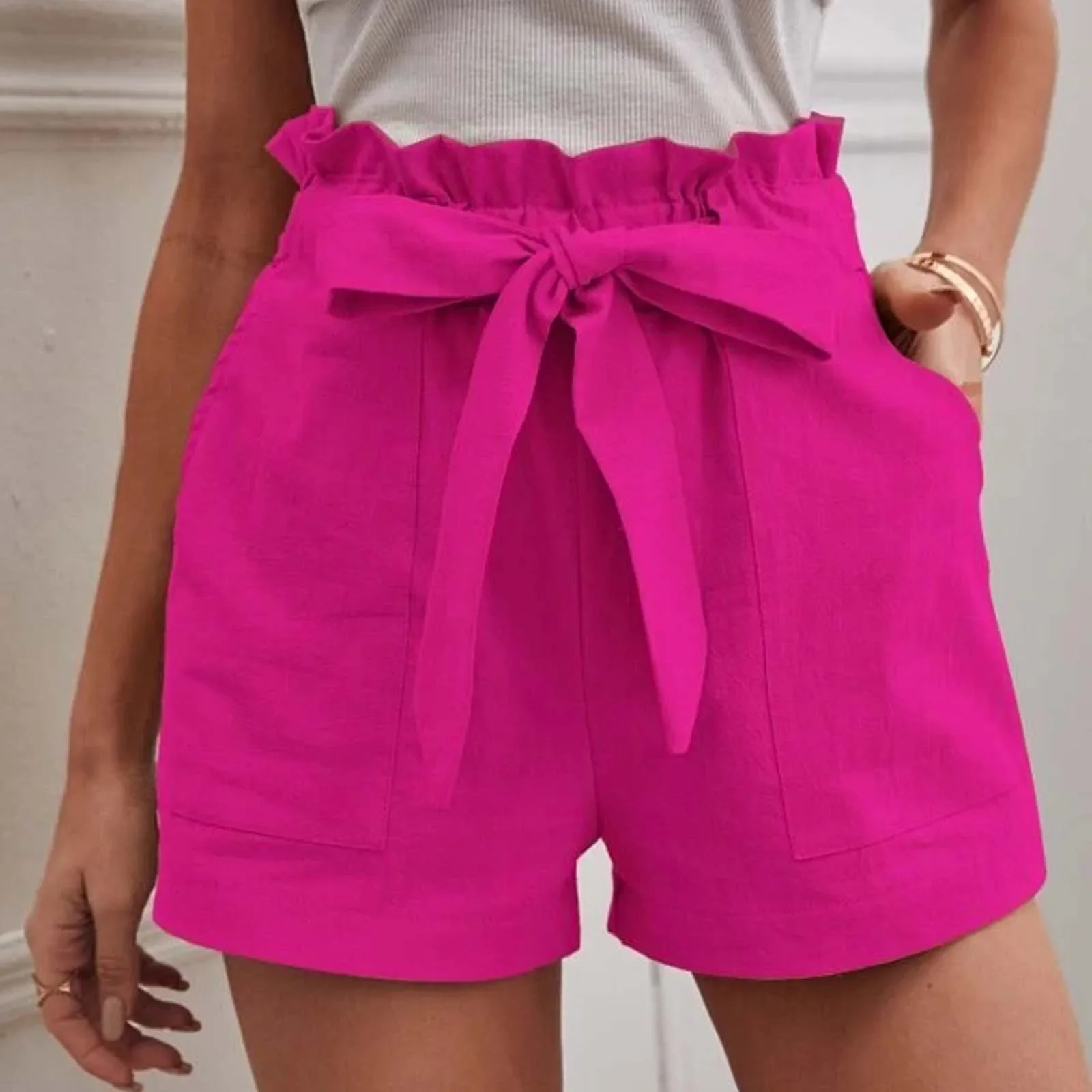 Dressy Cotton Summer Shorts - XBQDD