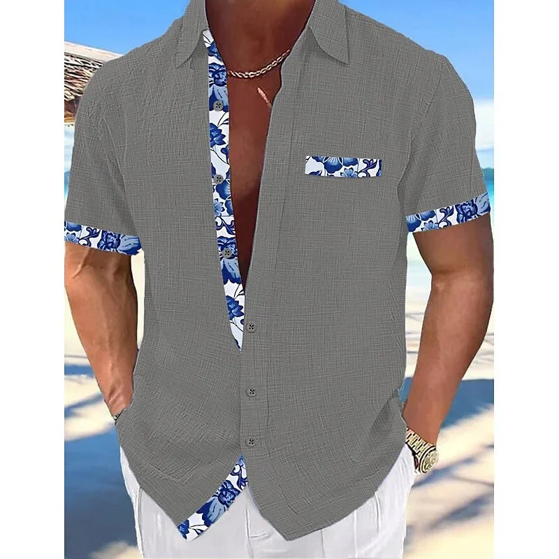 Men's Summer Linen Shirt - XBQDD