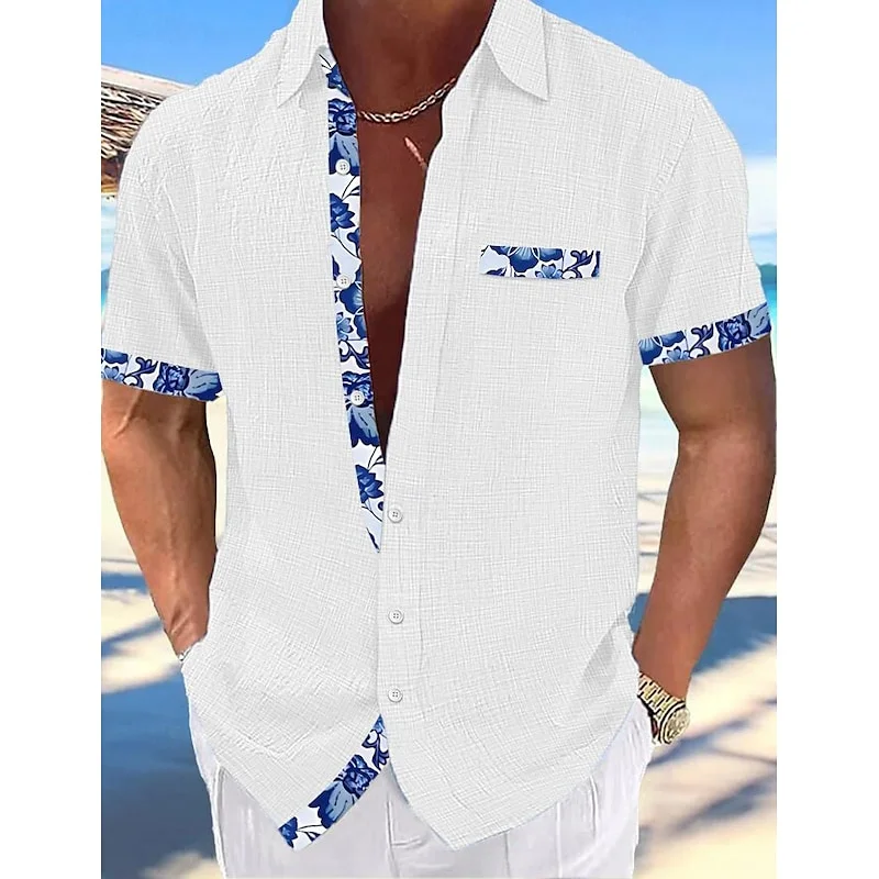Men's Summer Linen Shirt - XBQDD