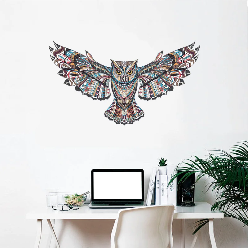 Colorful Owl Wall Stickers - XBQDD