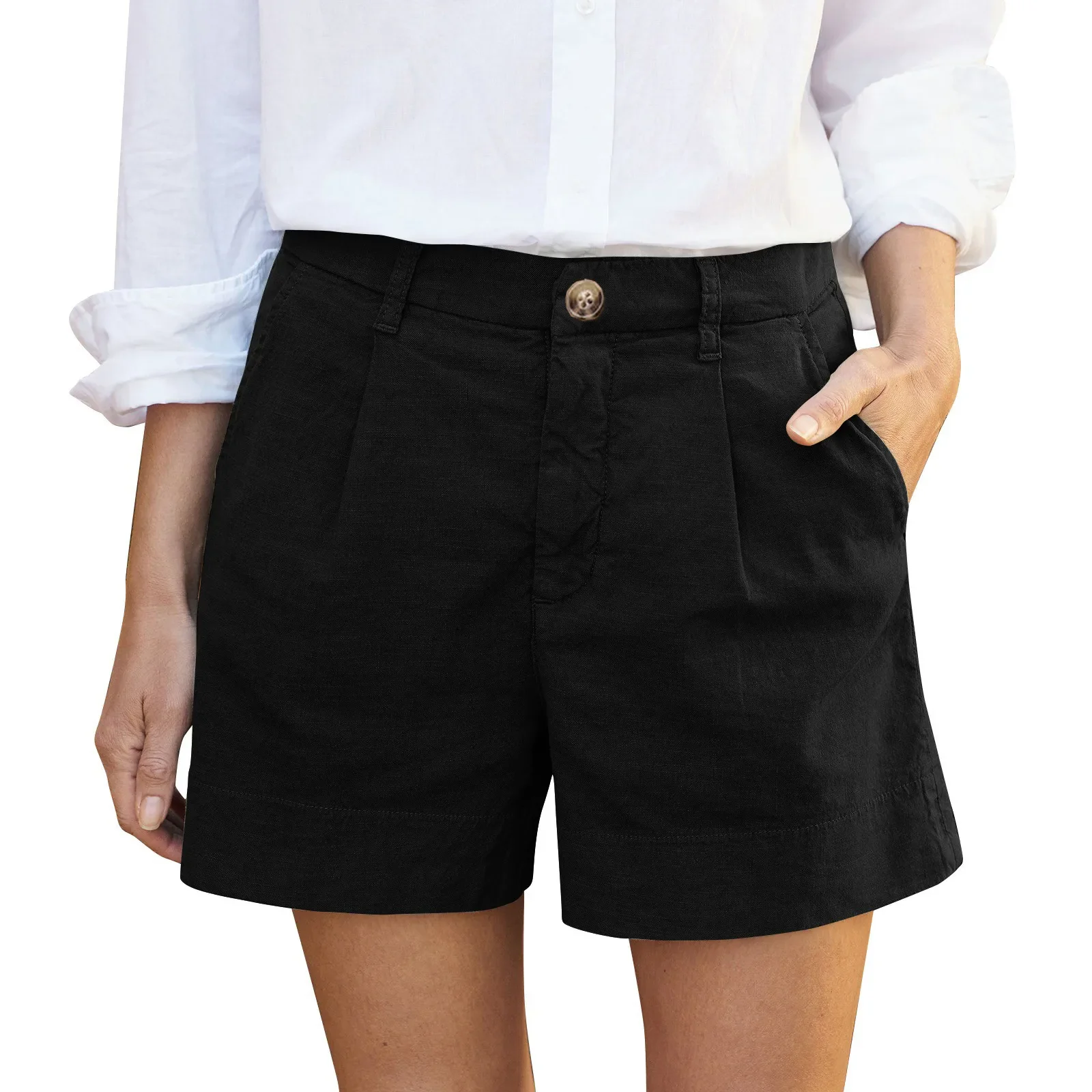Women’s High Waist Shorts - XBQDD