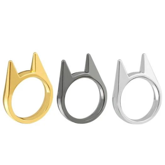 Cat ear single finger ring - XBQDD