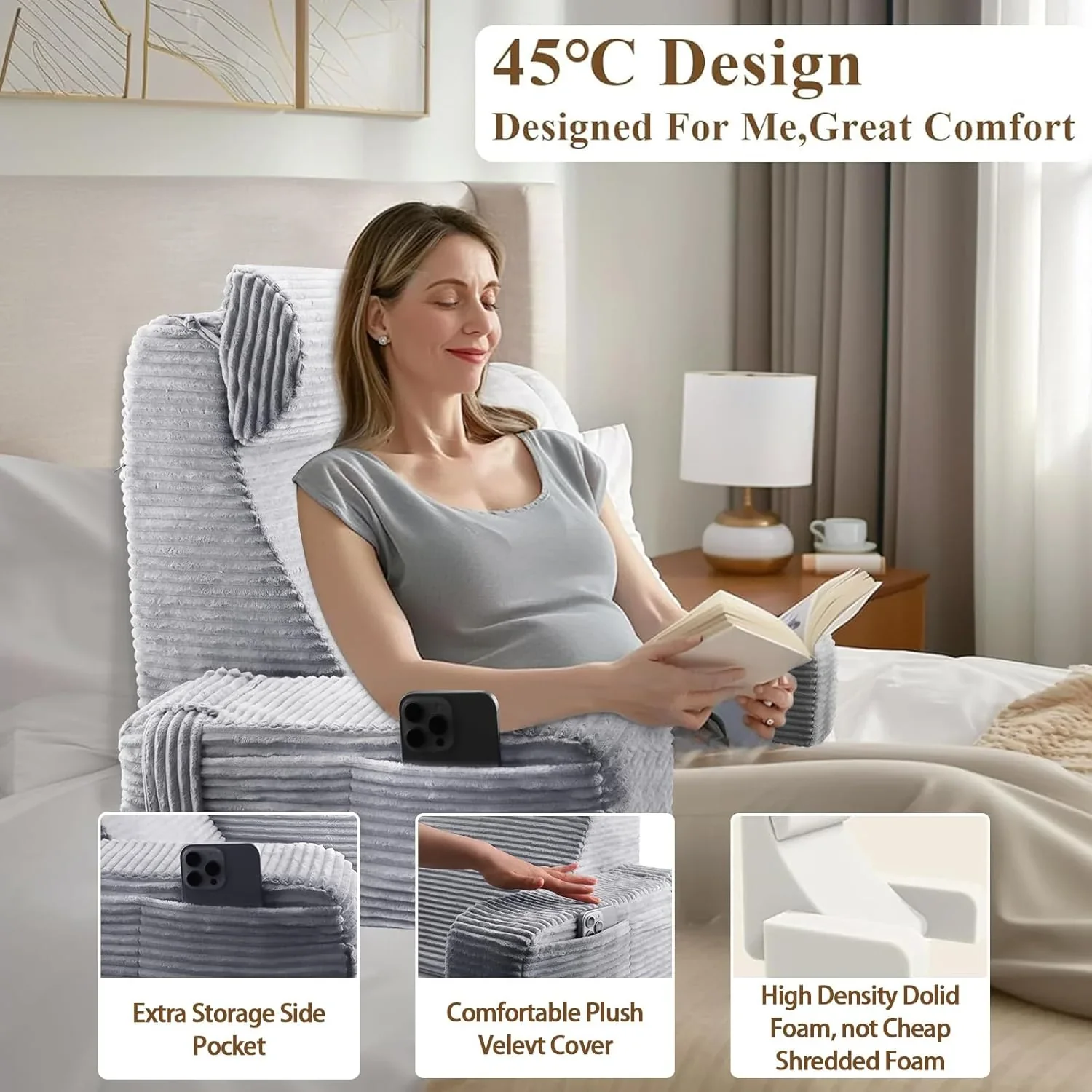 Reading Backrest Pillow - XBQDD