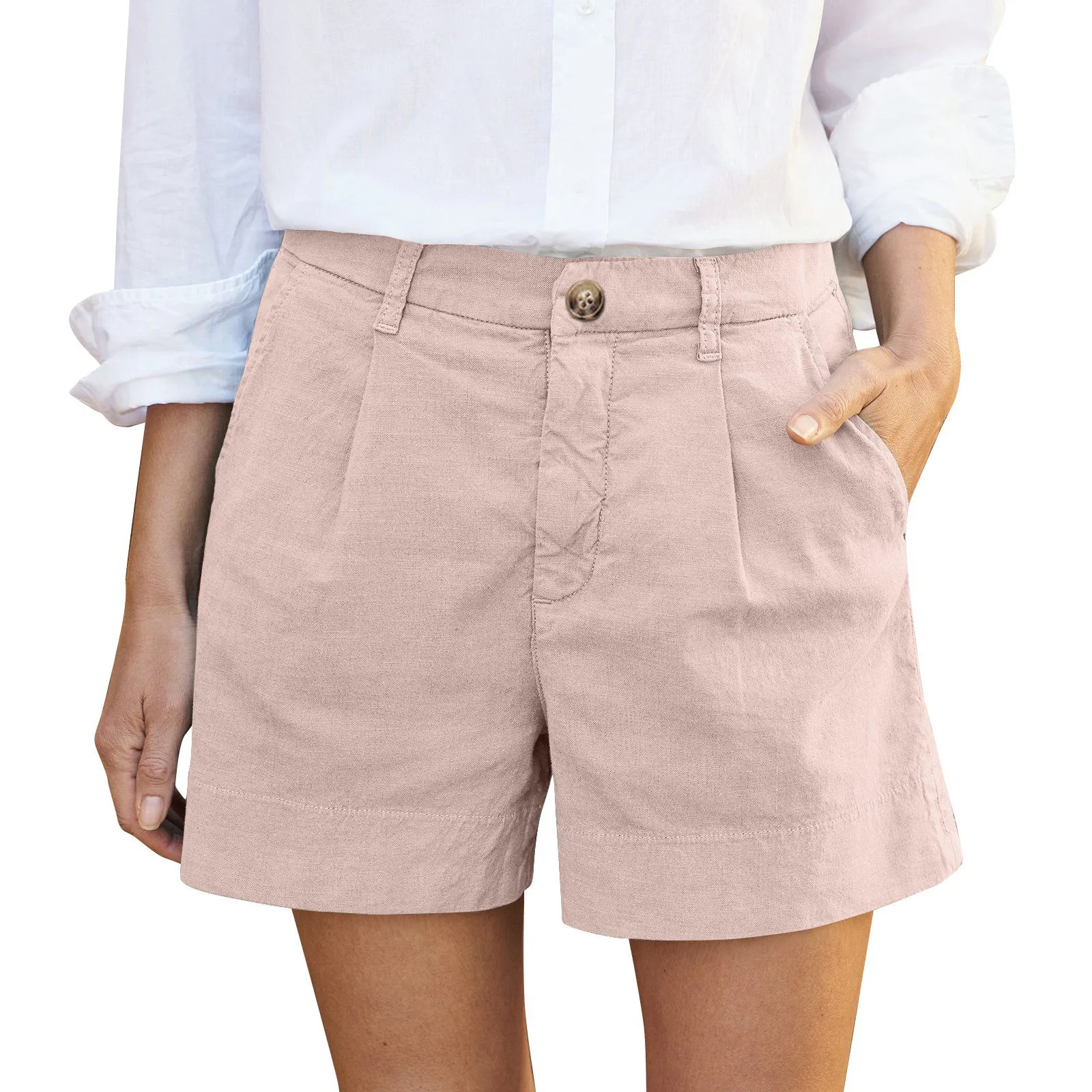 Women’s High Waist Shorts - XBQDD