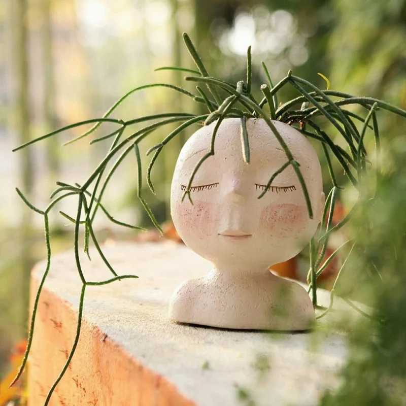 Creative Face Flower Pot - XBQDD