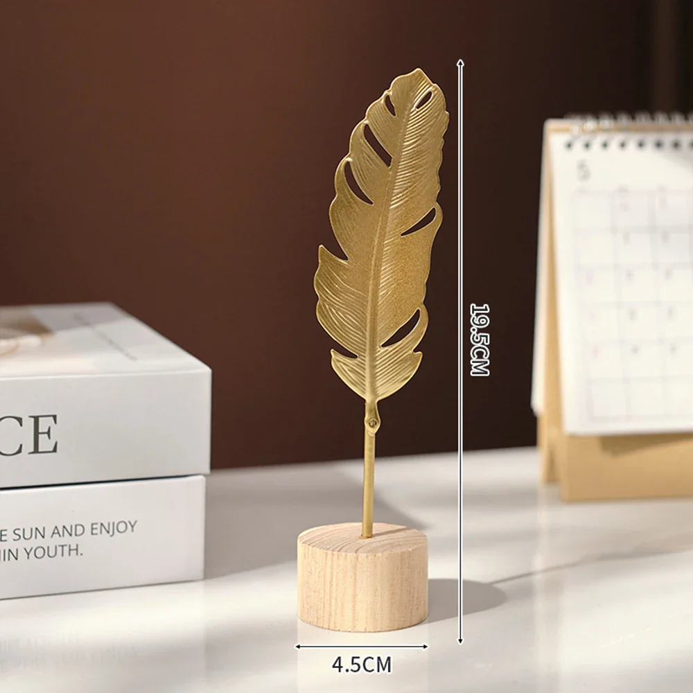 Ginkgo Leaf Feather Sculpture - XBQDD