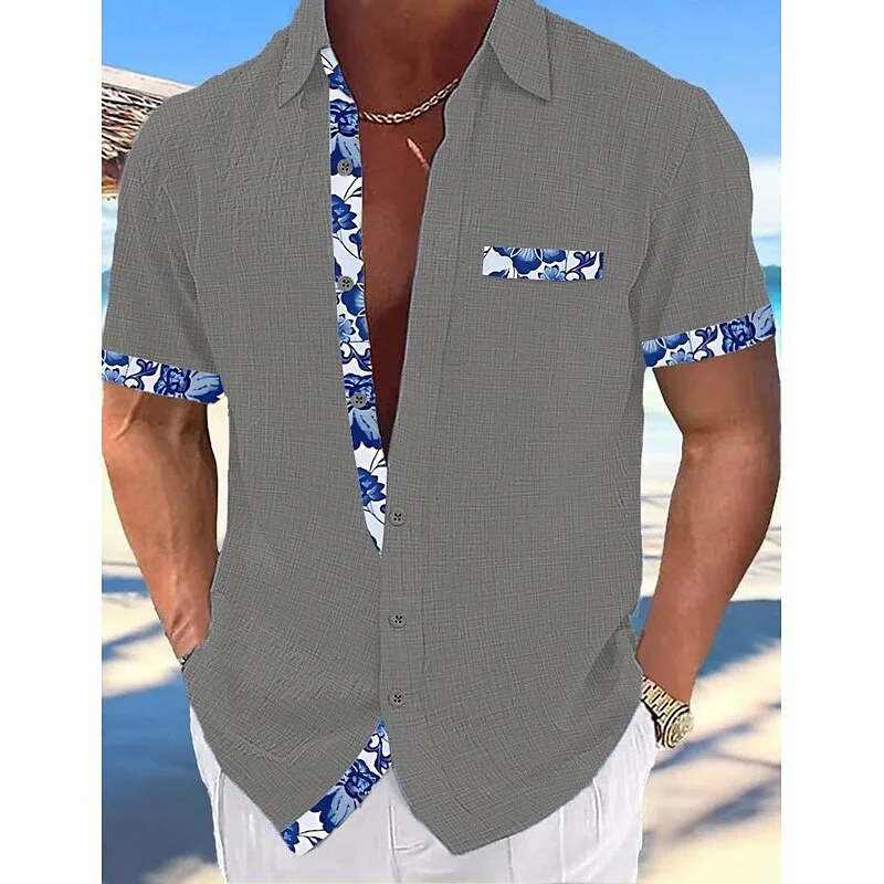 Men's Summer Linen Shirt - XBQDD