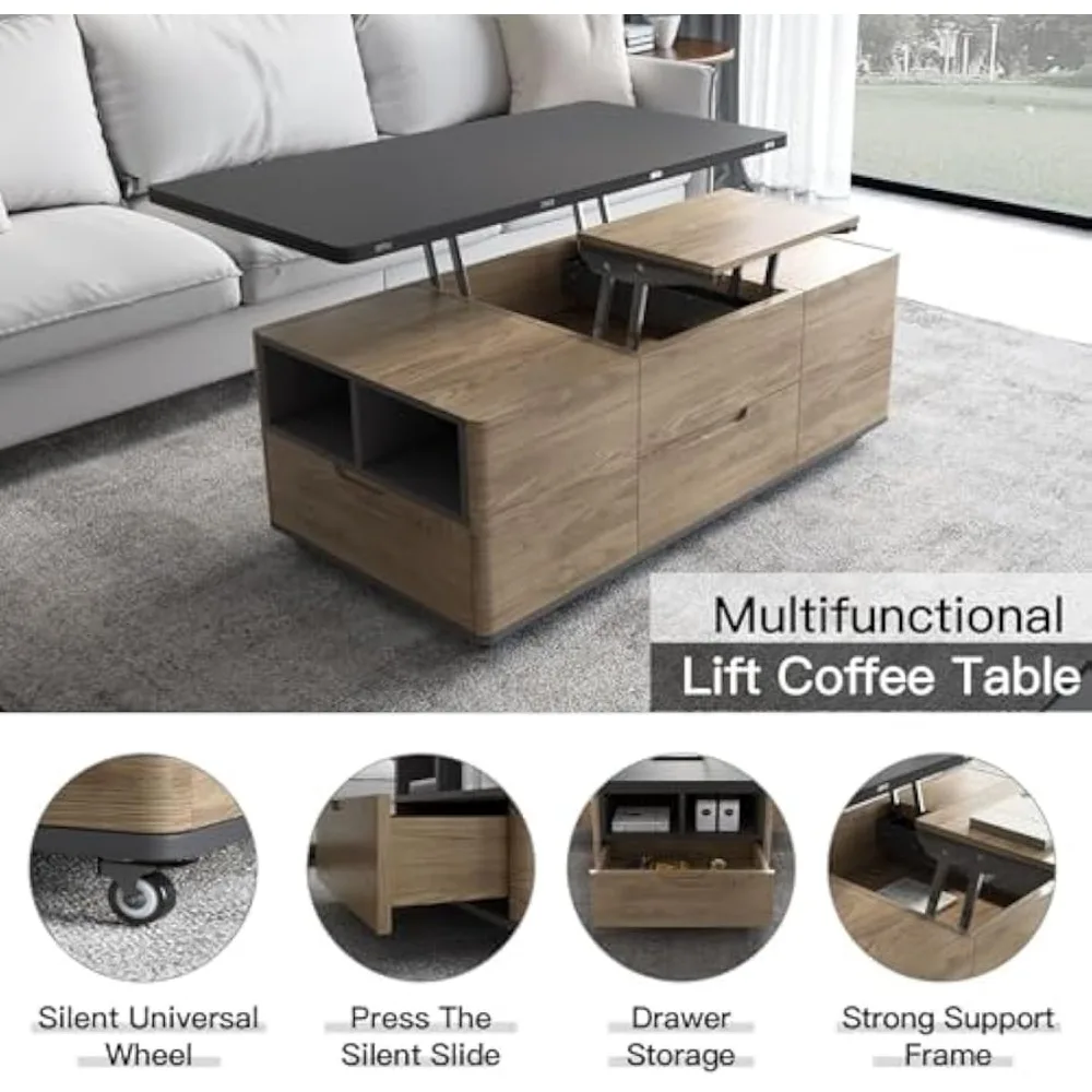 Multifunctional Lifting Coffee Table - XBQDD