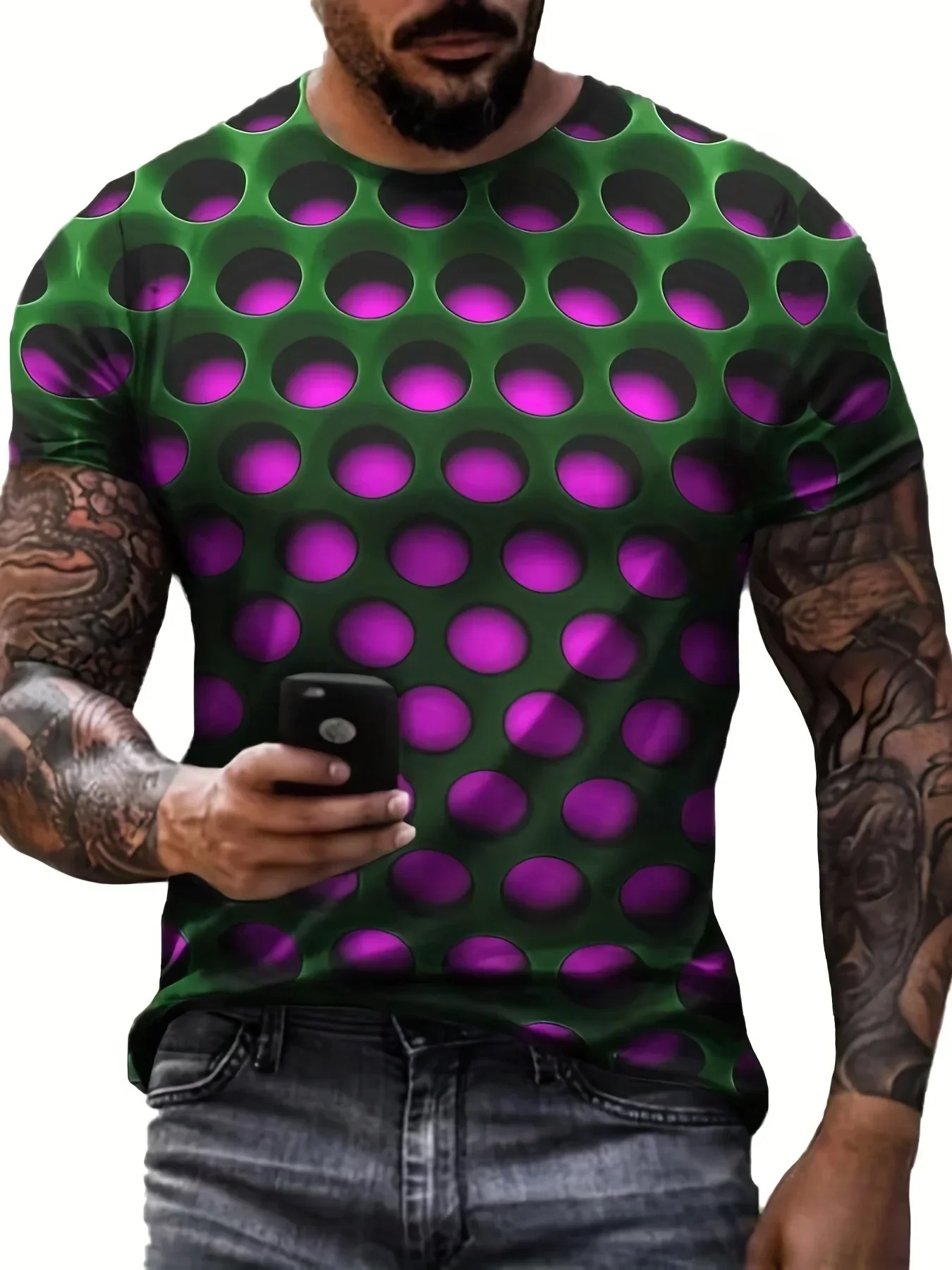 3D Optical Illusion Tee - XBQDD
