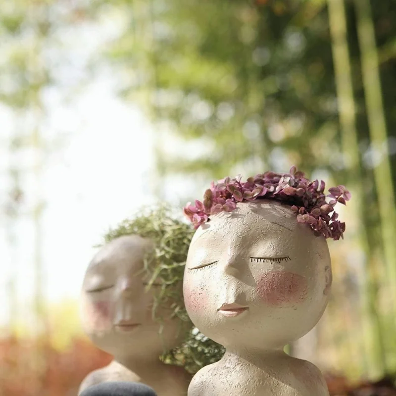 Creative Face Flower Pot - XBQDD