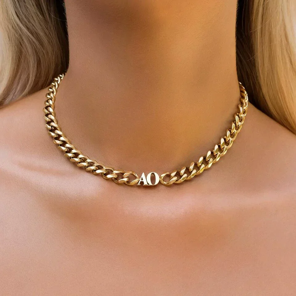 Addison Cuban Necklace - XBQDD