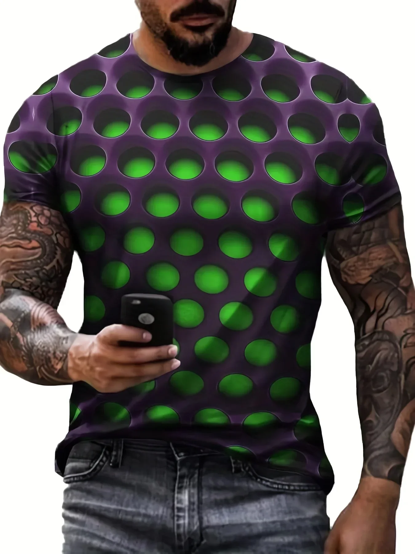 3D Optical Illusion Tee - XBQDD