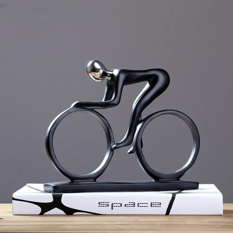 Modern Resin Cyclist Statue - XBQDD