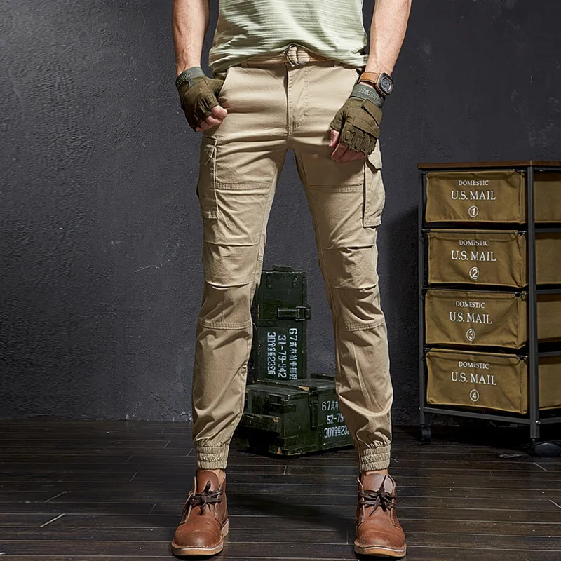 Slim Camouflage Cargo Pants - XBQDD
