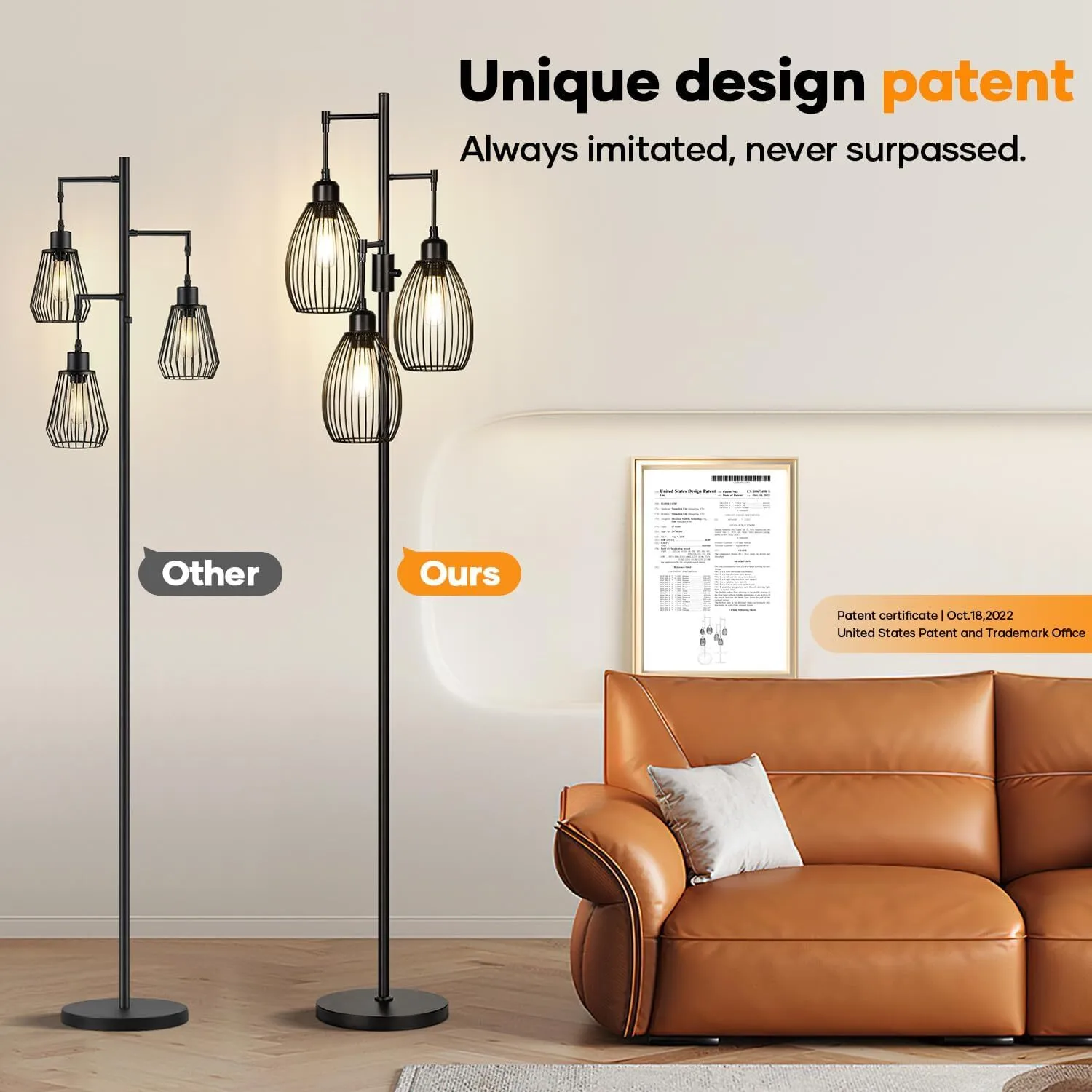 Dimmable floor lamp - XBQDD