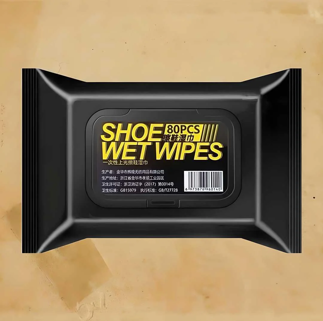Natural Sneaker & Shoe Cleaner Wipes - 1 Packs of 80 - XBQDD