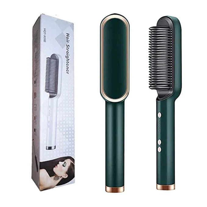 Professional Electric Hair Straightener Comb Brush - XBQDD
