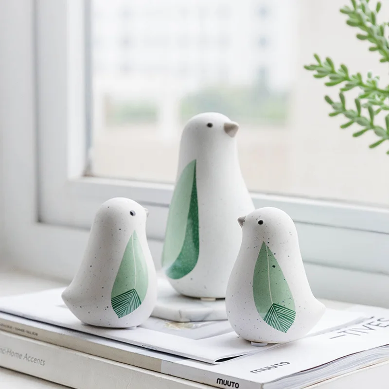 Cute Birds Ceramic Ornaments - XBQDD