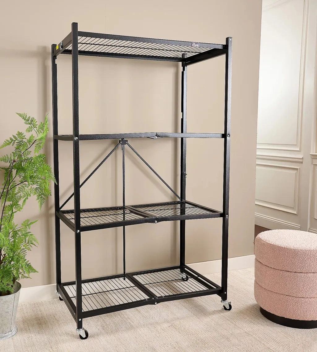 4-Tier Heavy-Duty Folding Storage Rack - XBQDD
