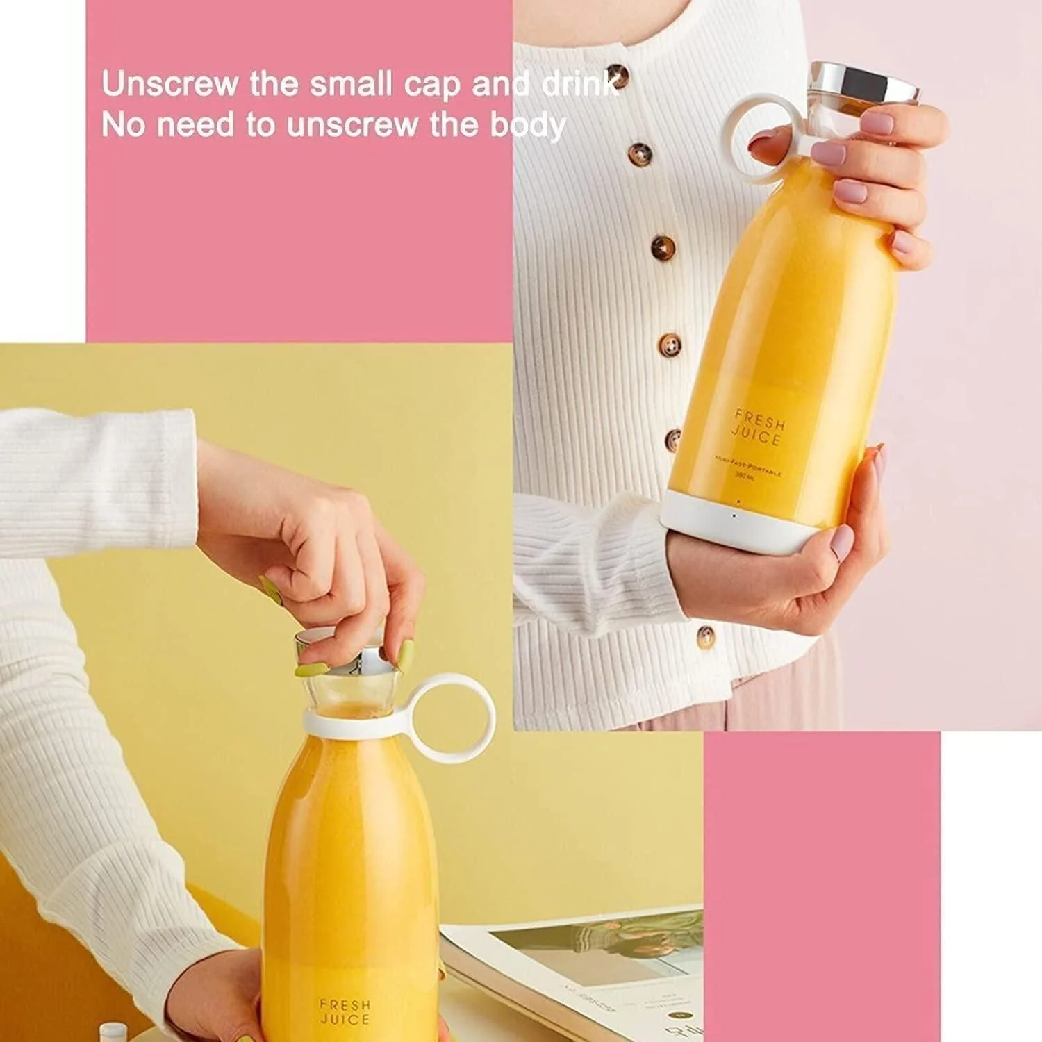 Electric Portable Mini Juicer Bottle - XBQDD