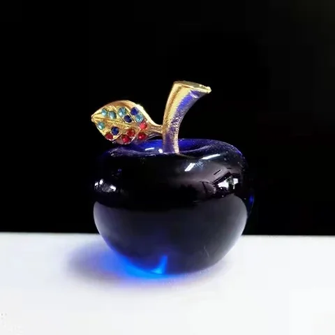 Transparent Crystal Apple Decor - XBQDD