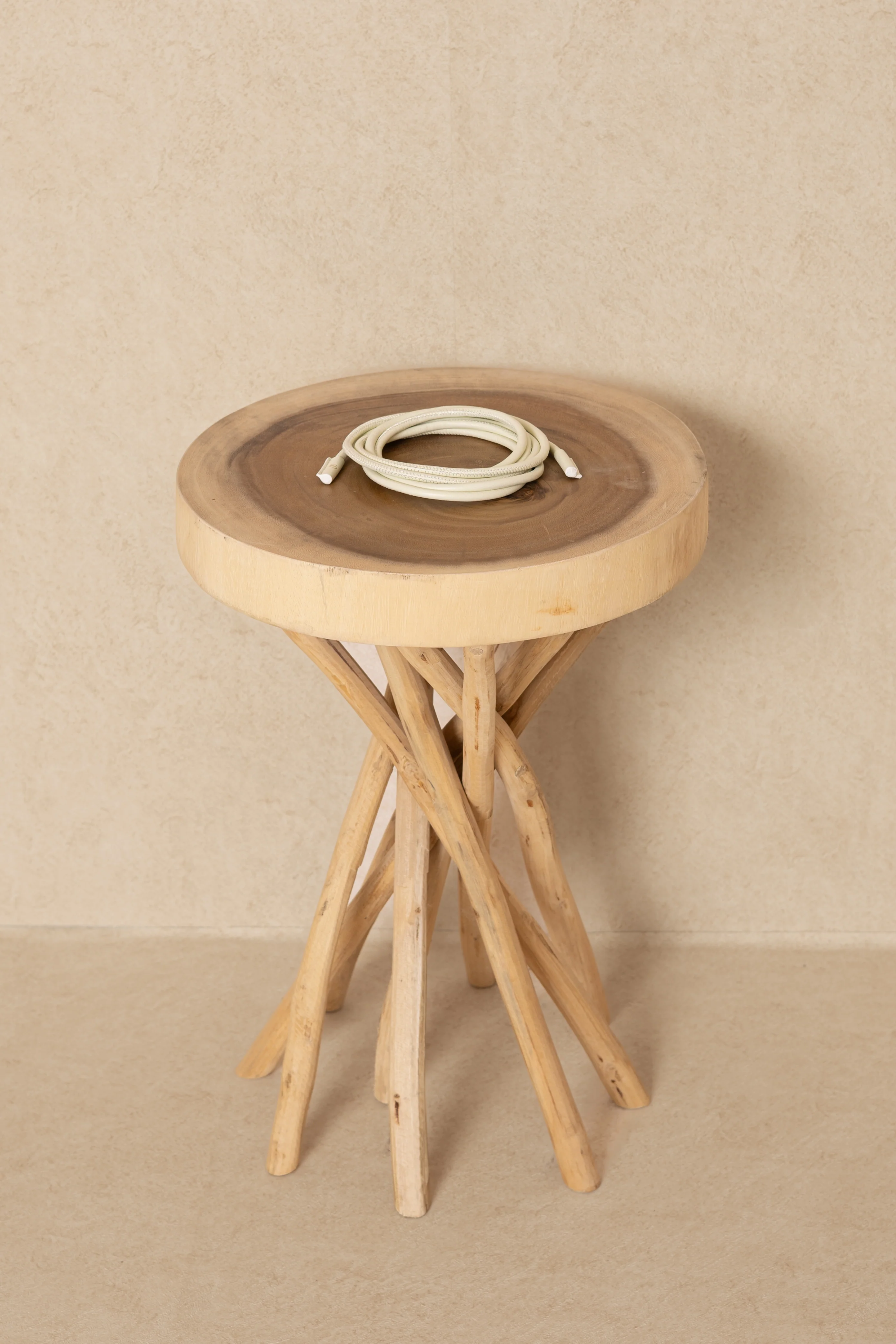 Cream Rope Belt - KJDHW