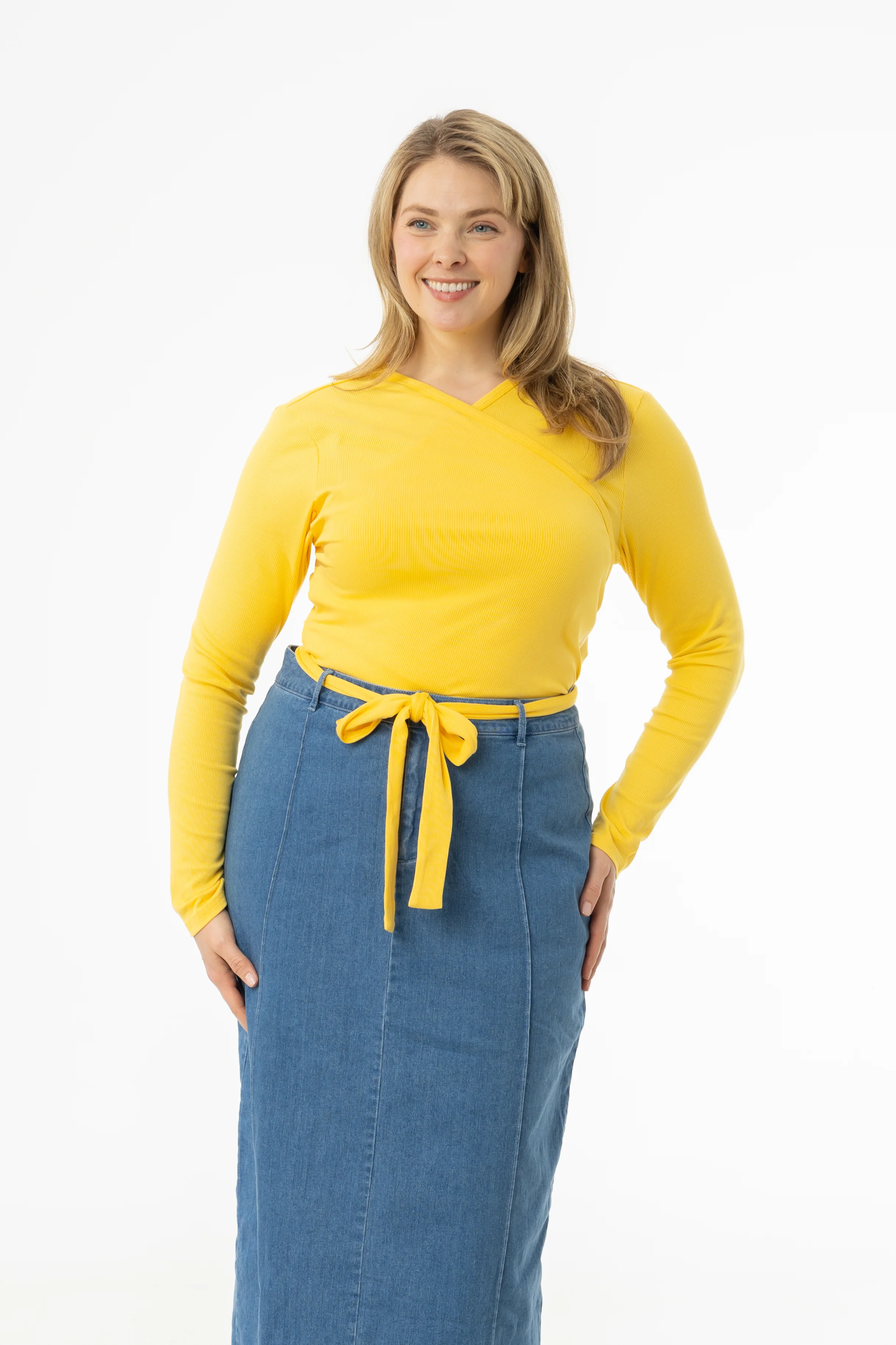 Sunflower Wrap Tee - KJDHW