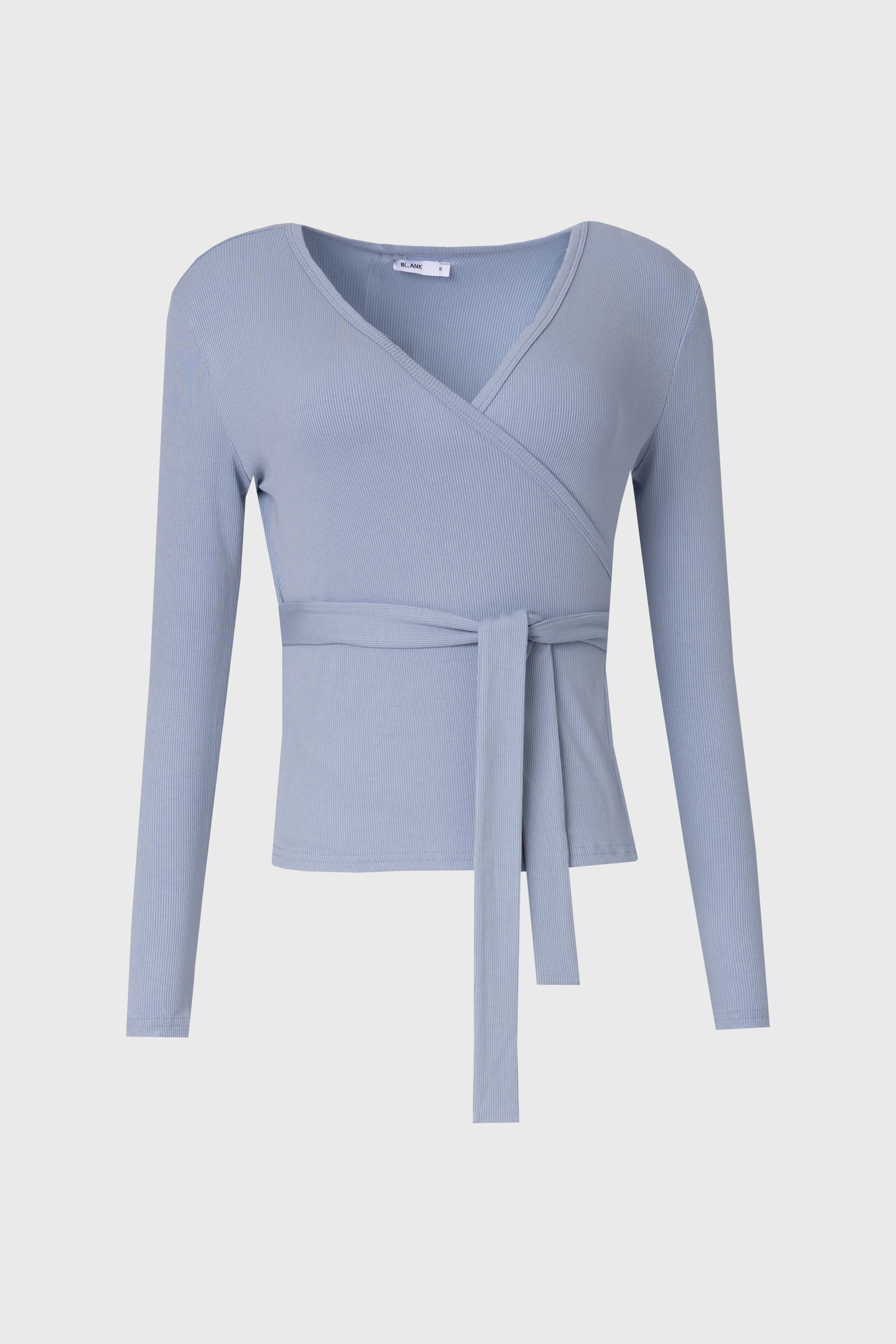 Blue Wrap Tee - KJDHW