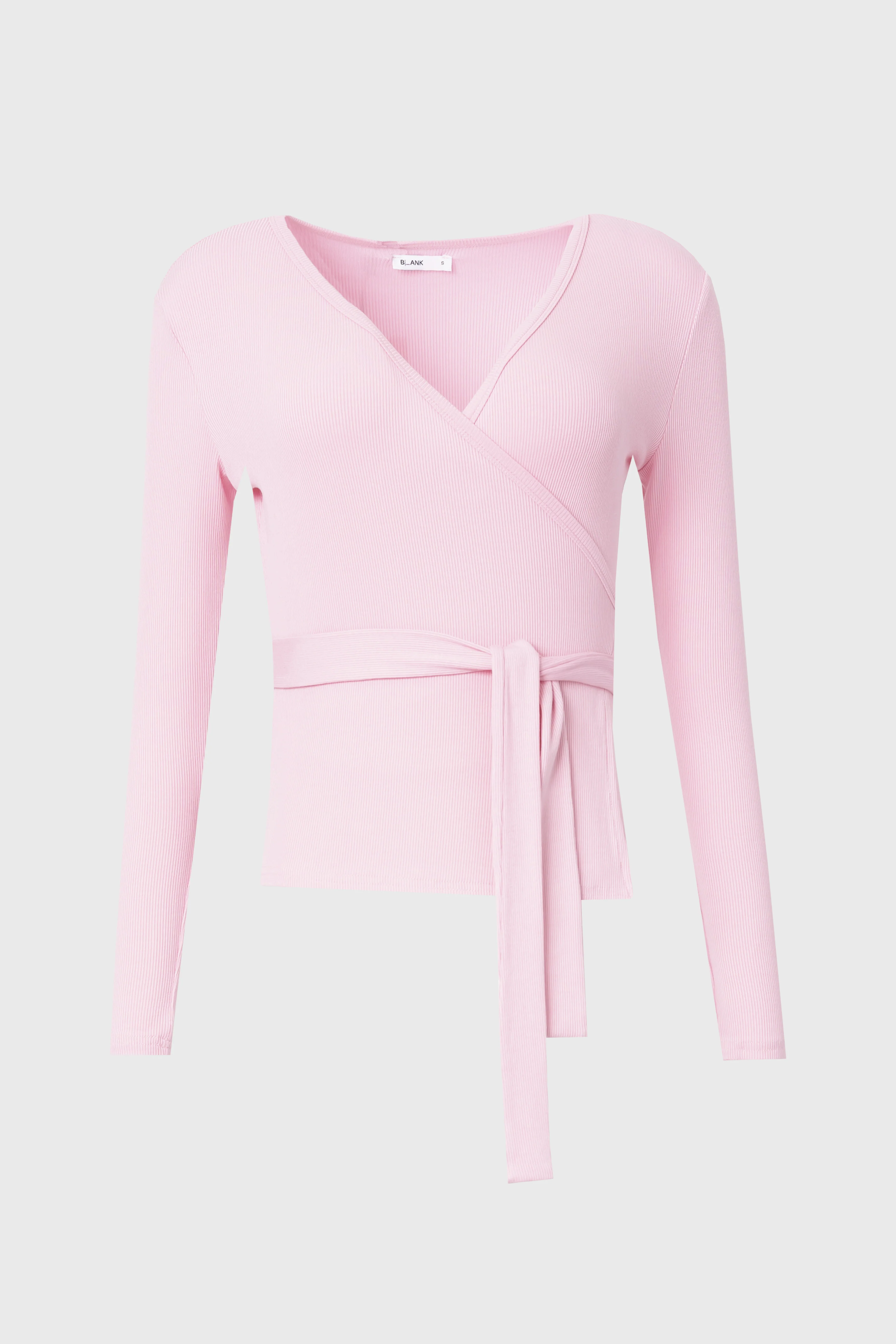 Light Pink Wrap Tee - KJDHW