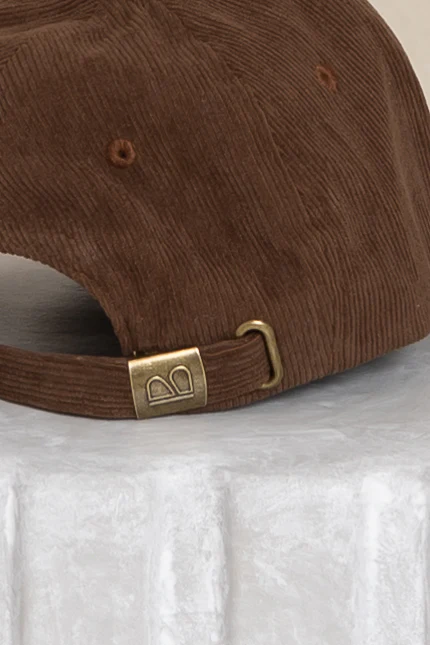 Brown Corduroy Cap - KJDHW