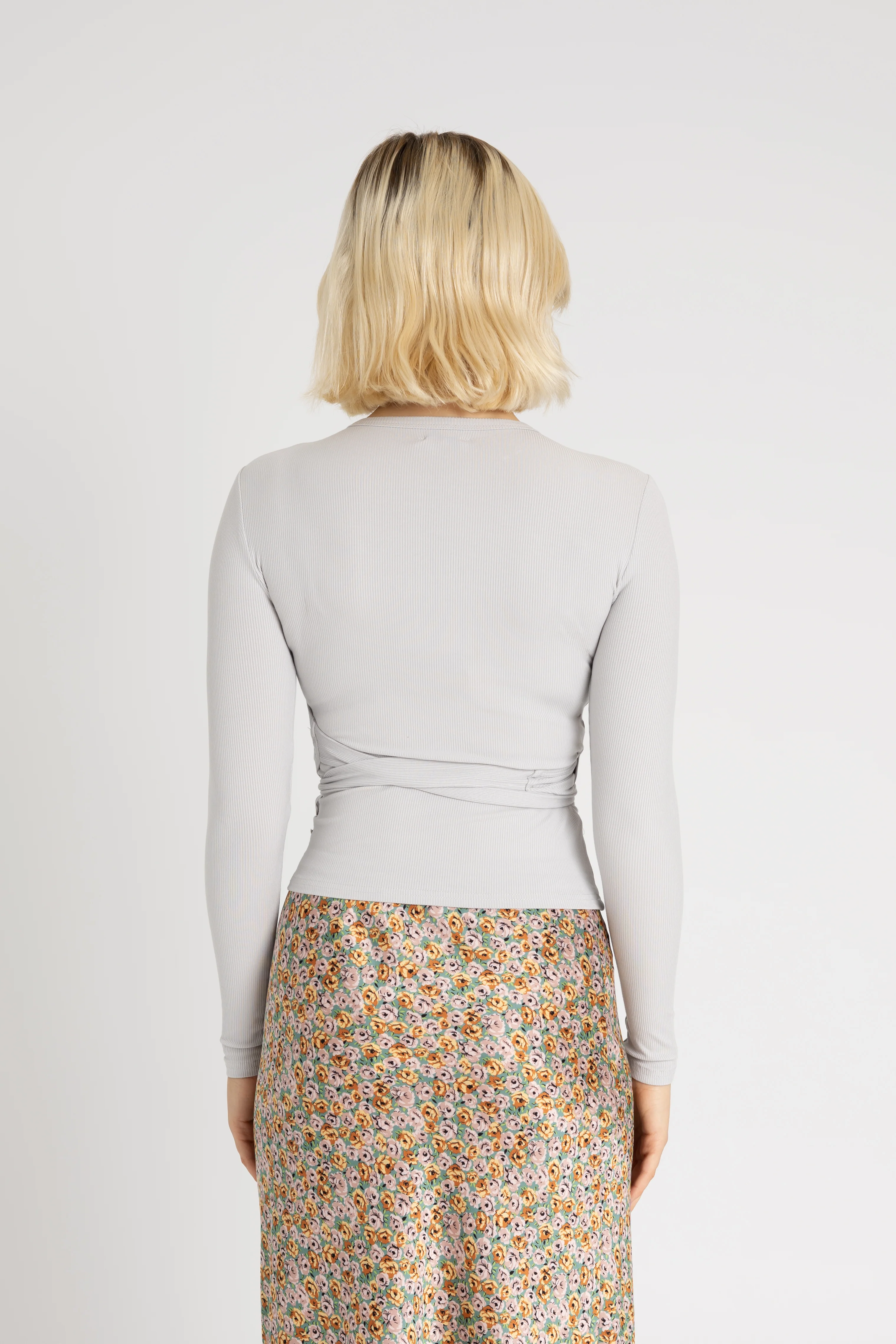 Slate Wrap Tee - KJDHW