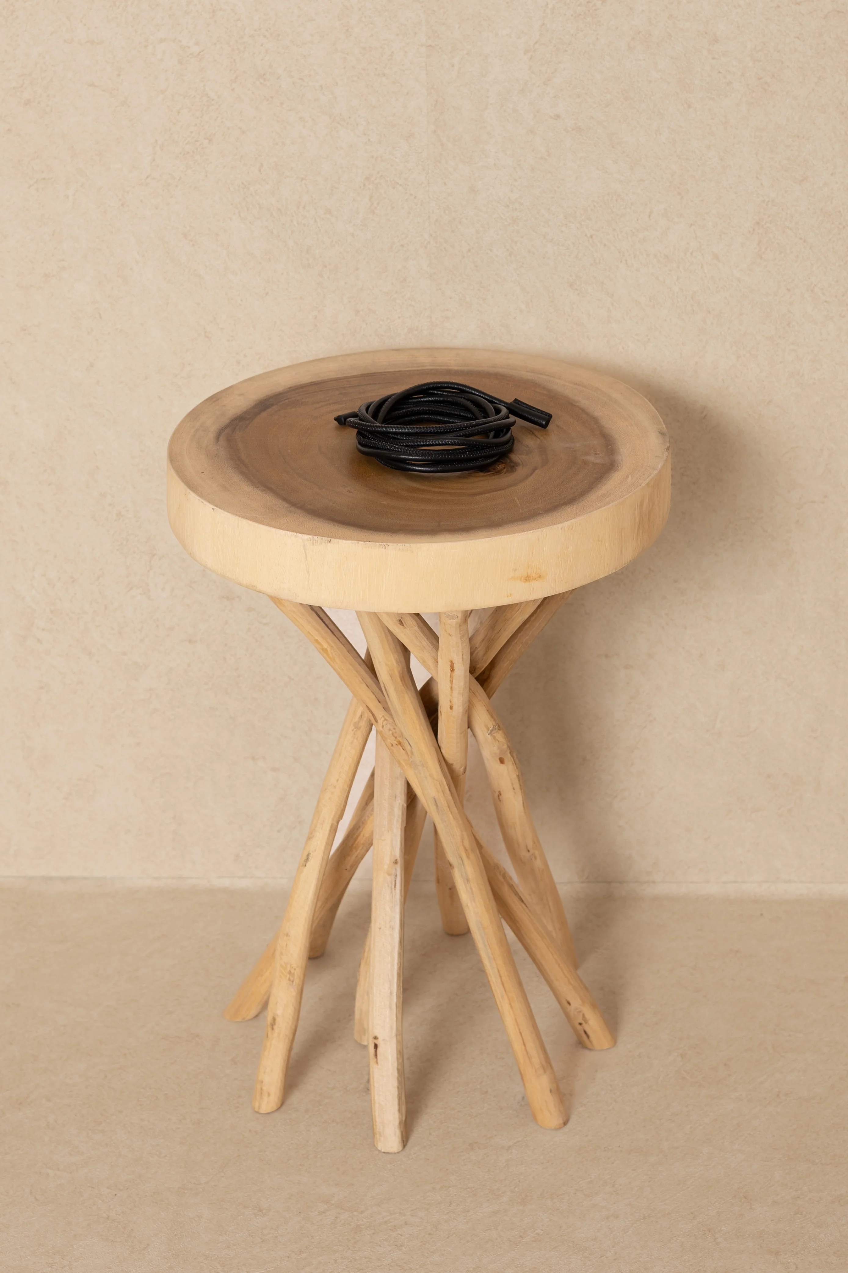 Black Rope Belt - KJDHW