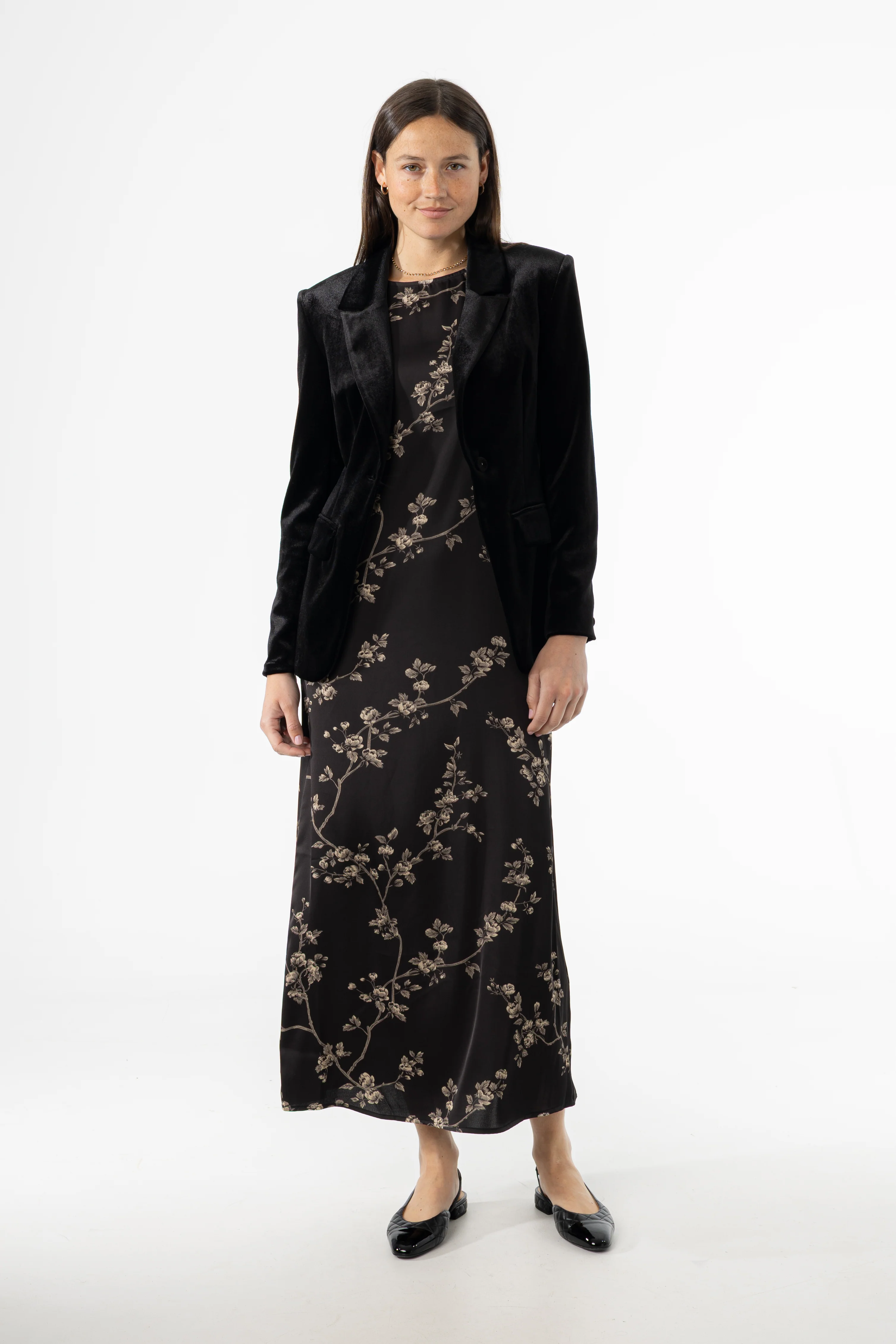 Black & Beige Round Neck Jumper - KJDHW