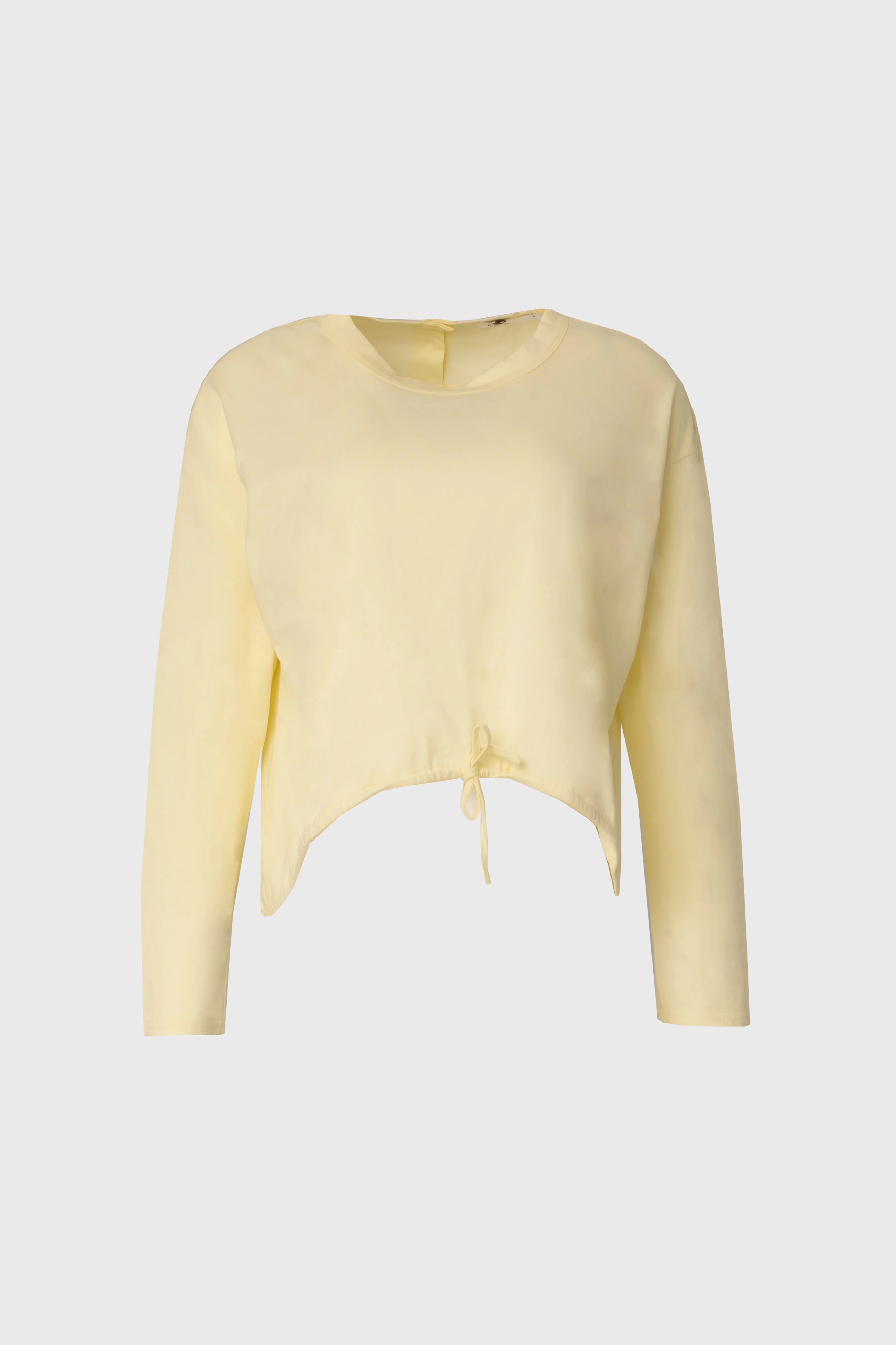 Yellow High Low Drawstring Tee - KJDHW