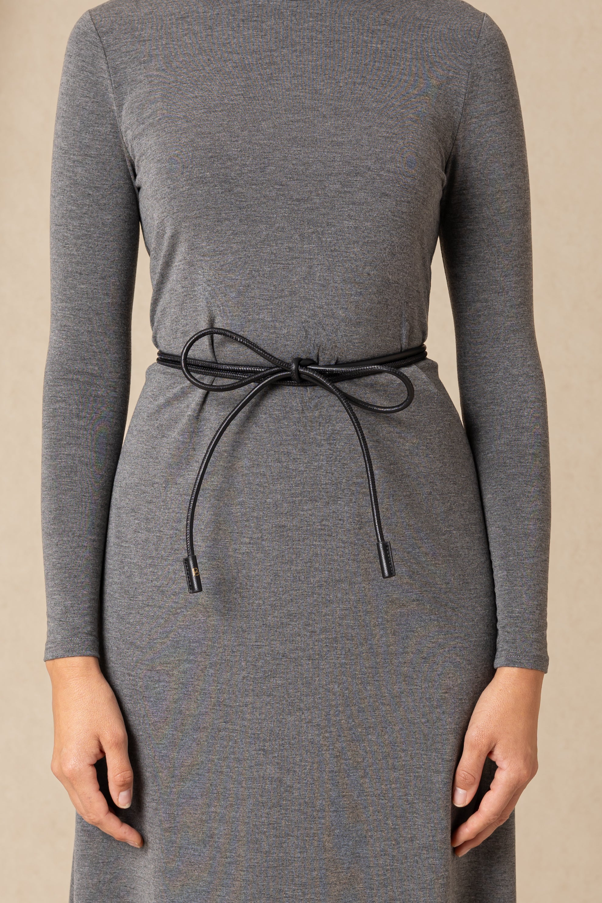 Black Rope Belt - KJDHW