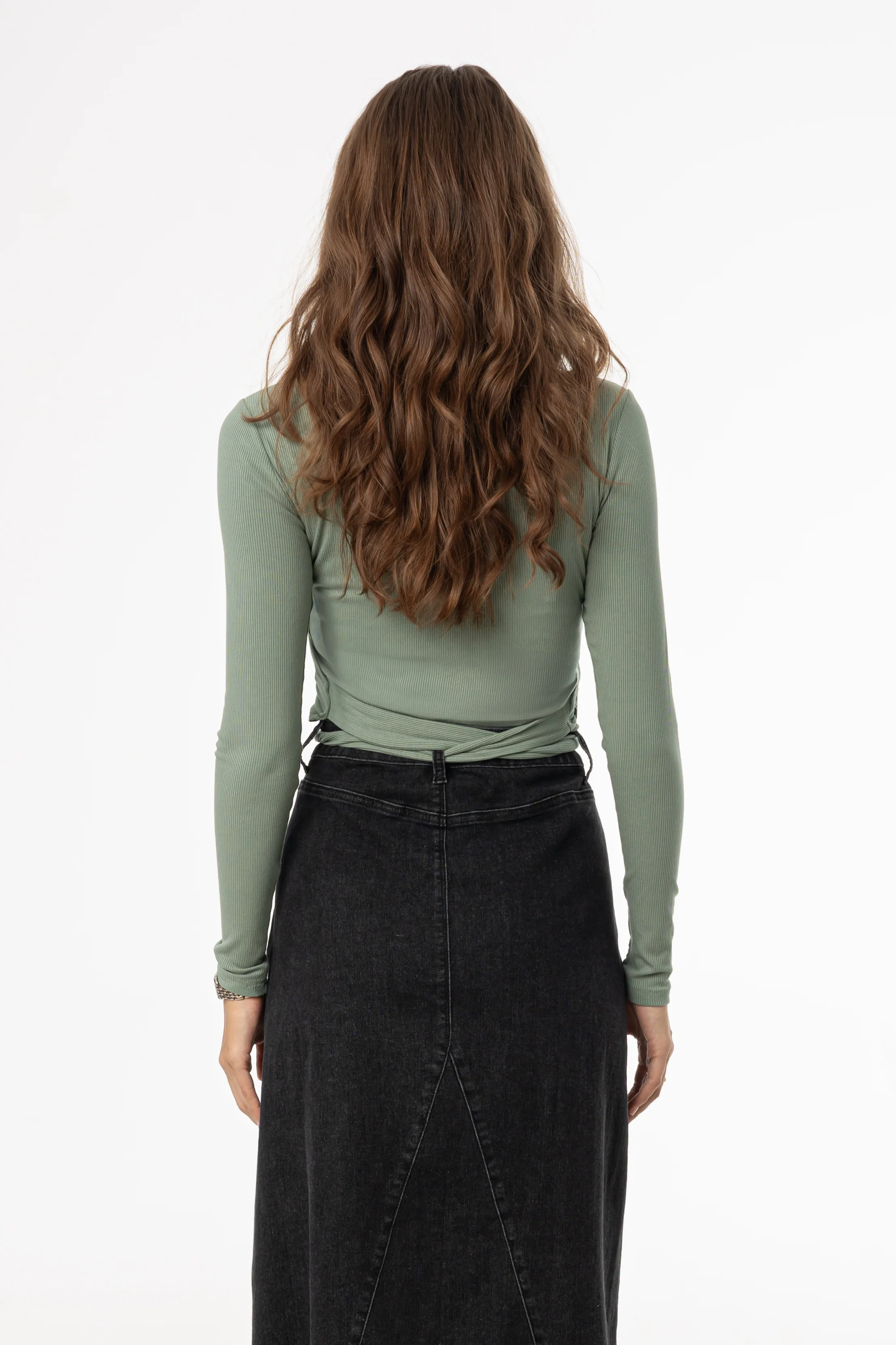 Seafoam Wrap Tee - KJDHW