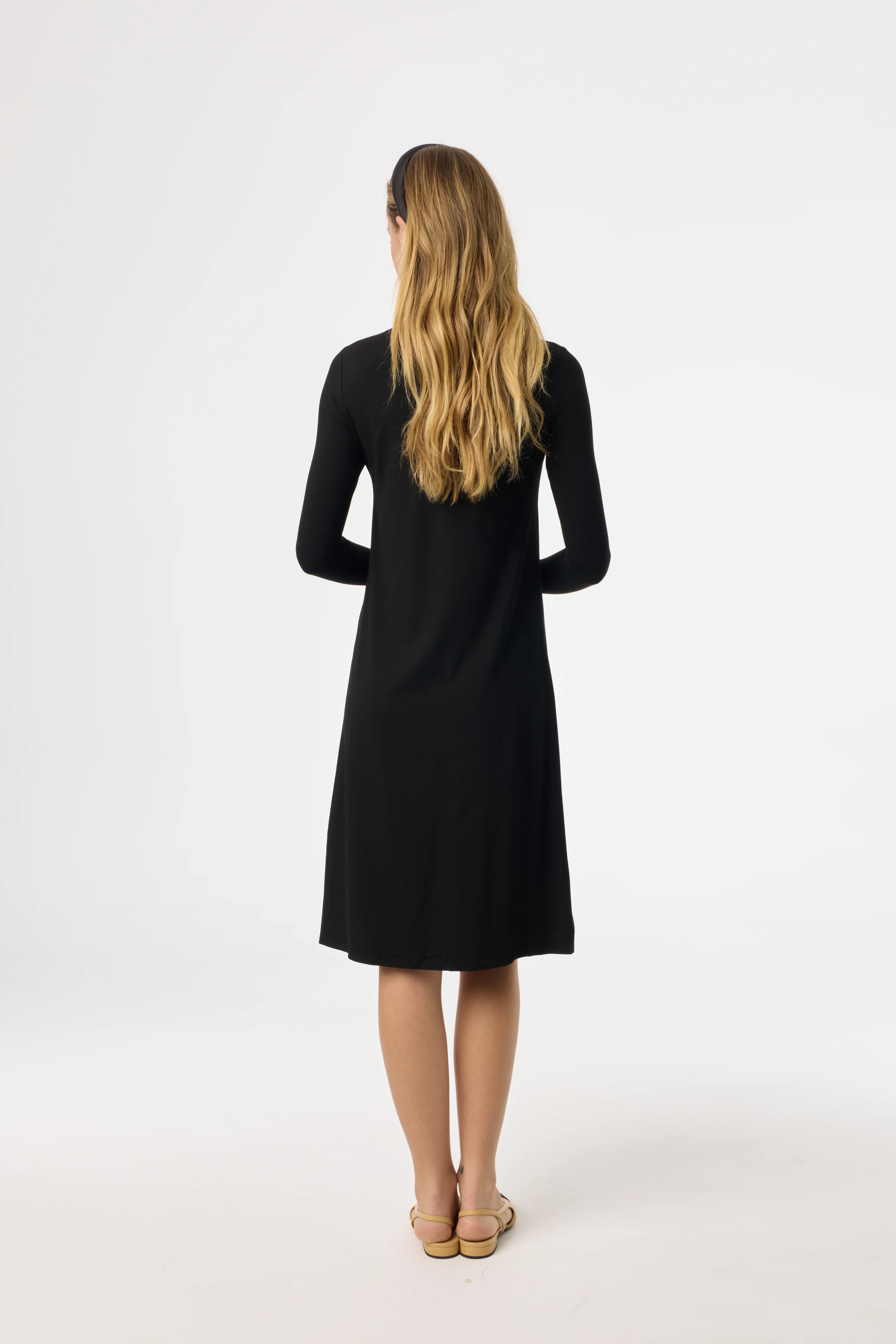 Black Turtleneck Dress - KJDHW