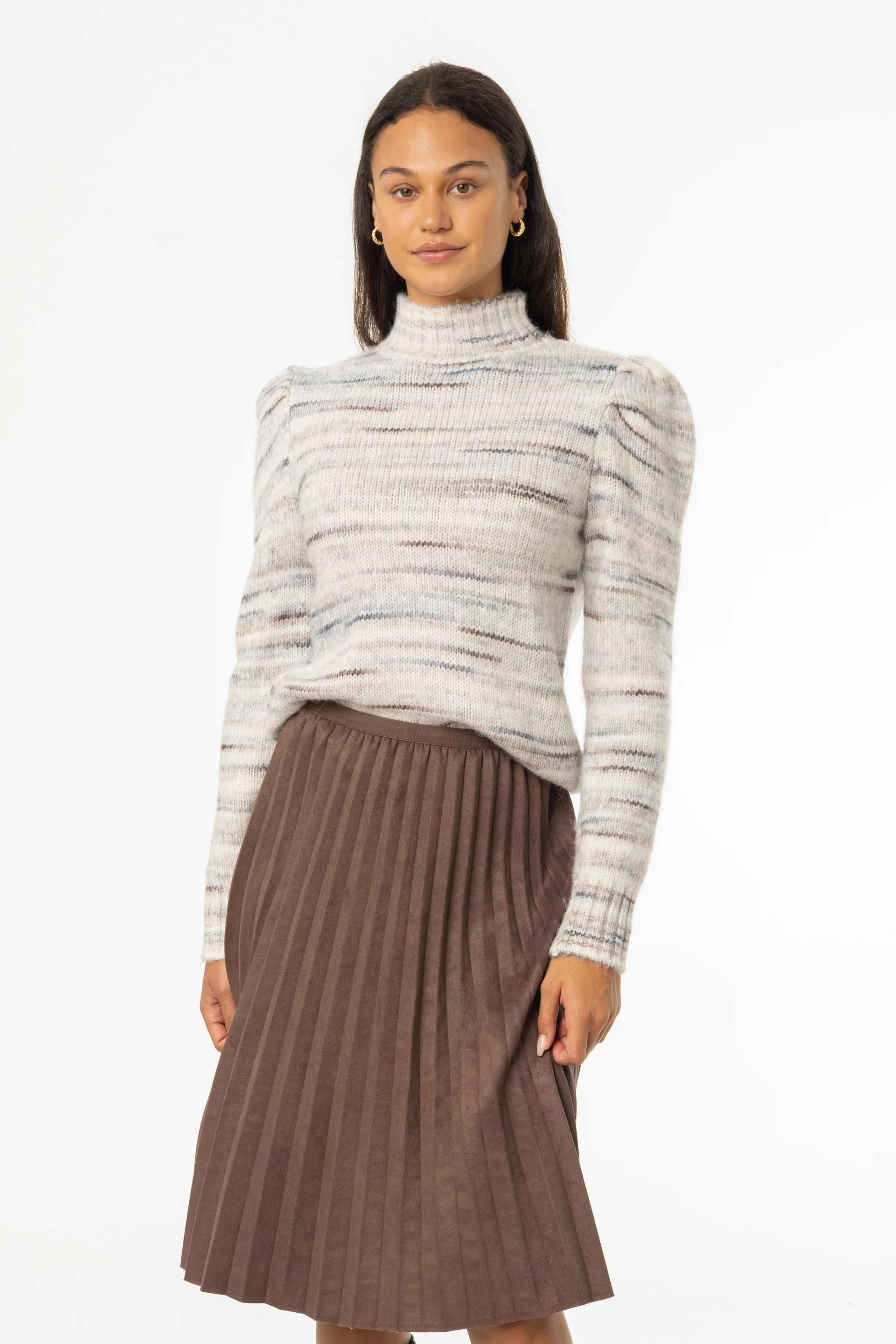 Blue Multicolor Sweater - KJDHW
