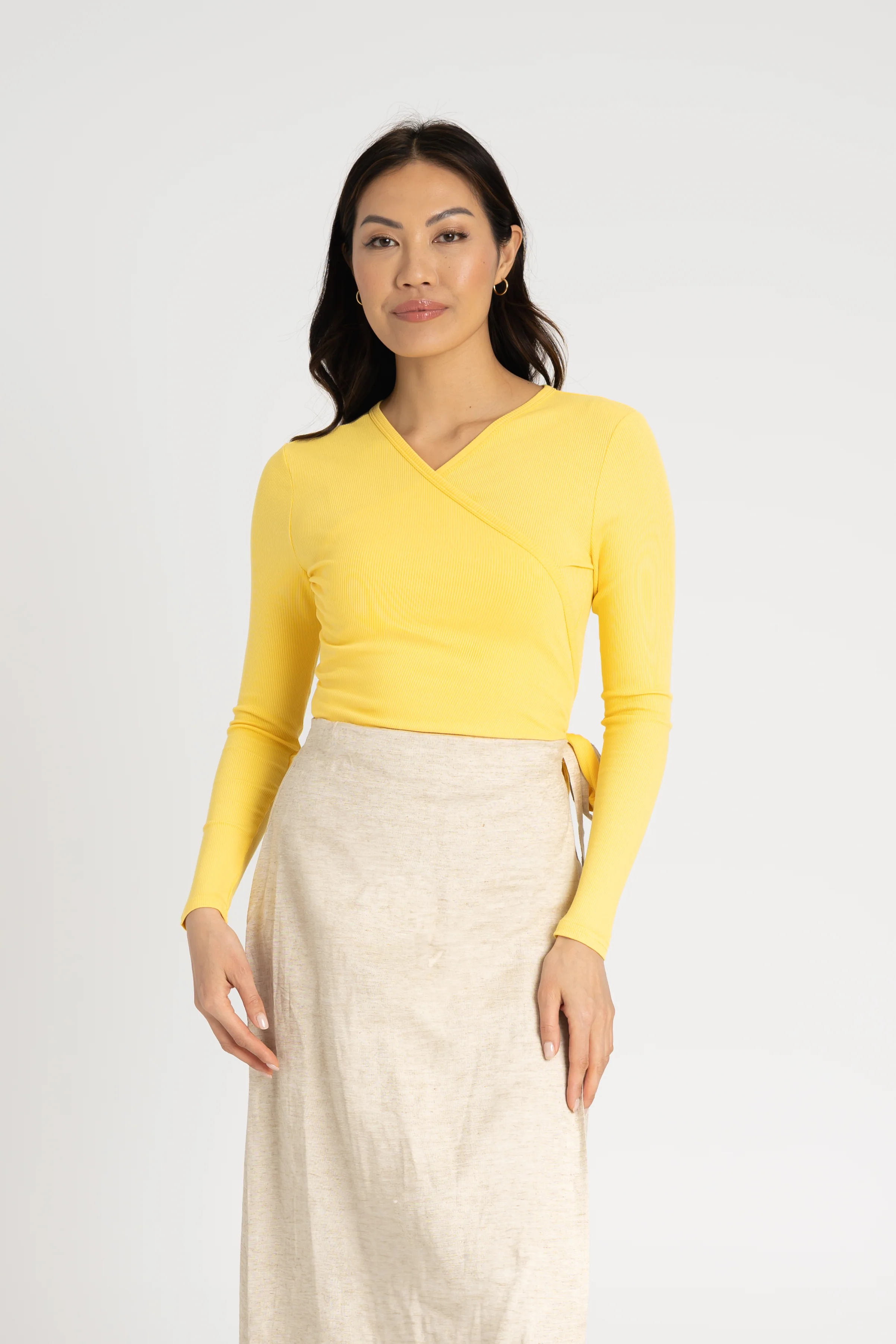 Sunflower Wrap Tee - KJDHW