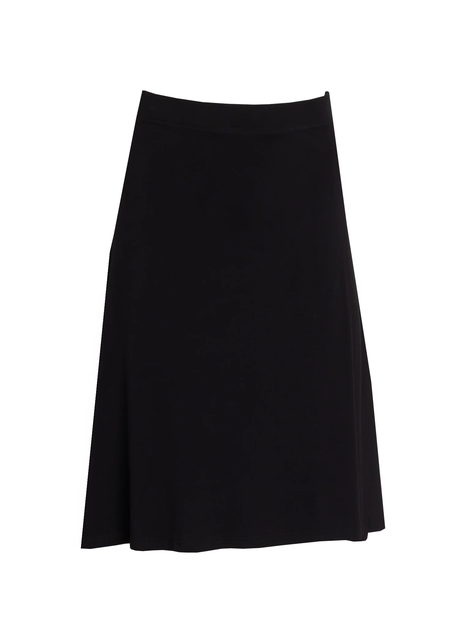 Black Basic Flare Skirt - KJDHW