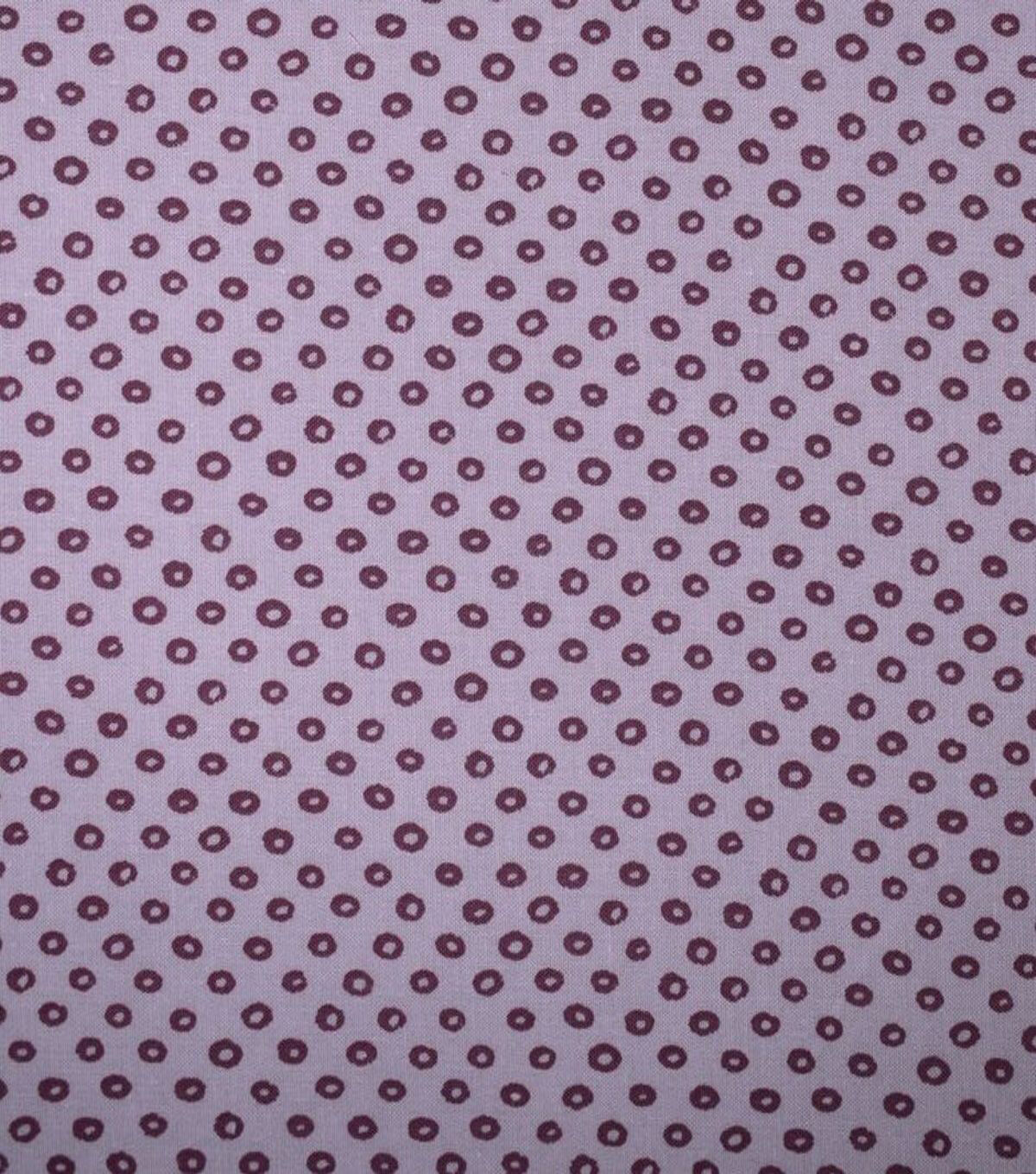 Dark Purple Dots Quilt Cotton Fabric by Quilter's Showcase