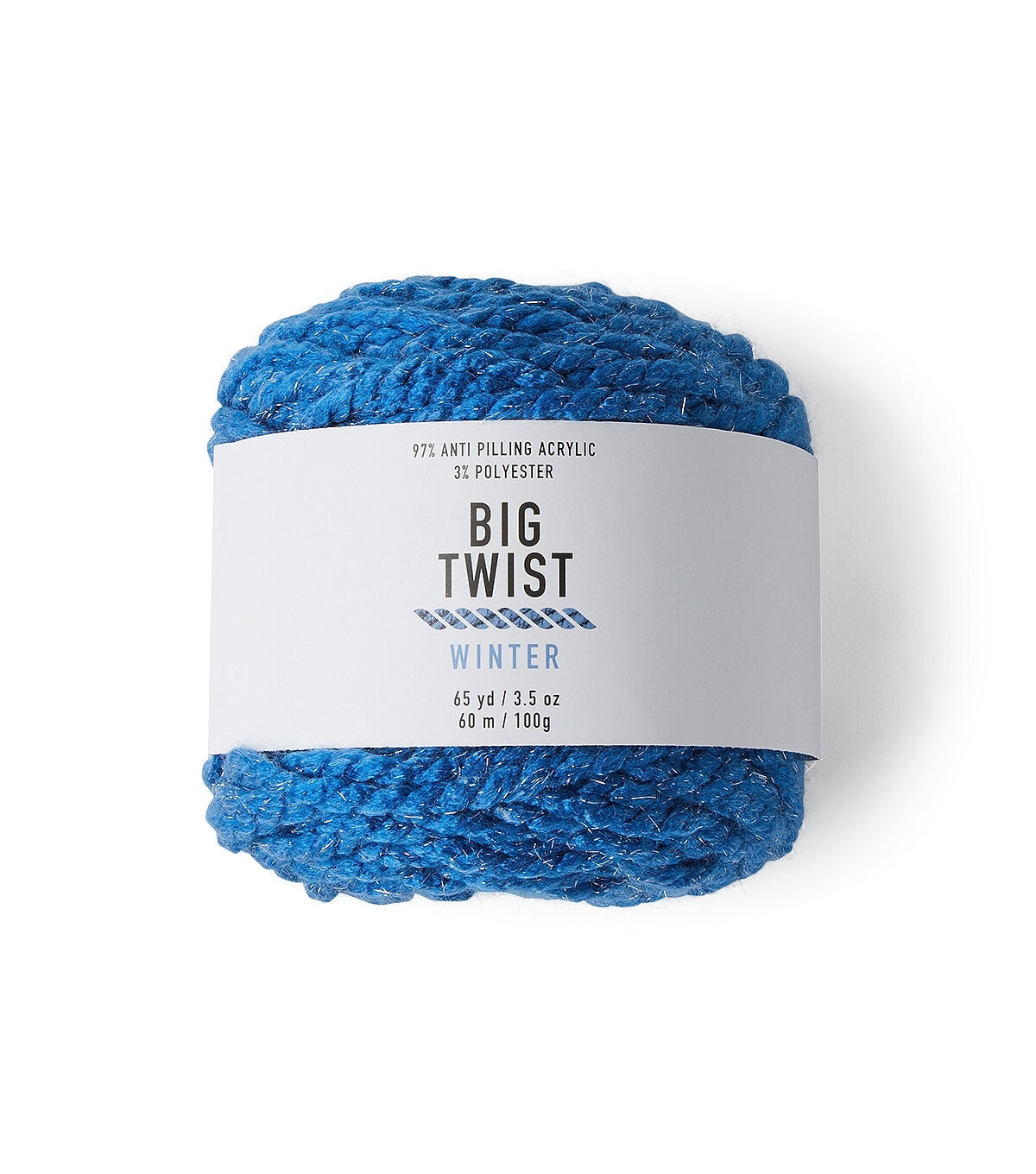 65yds Anti Pilling Winter Super Bulky Acrylic Yarn by Big Twist