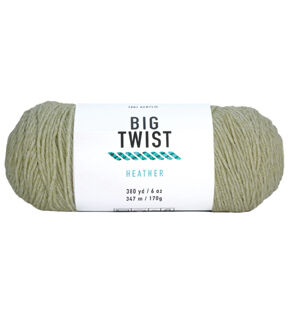 Heather 380yds Worsted Acrylic Yarn by Big Twist