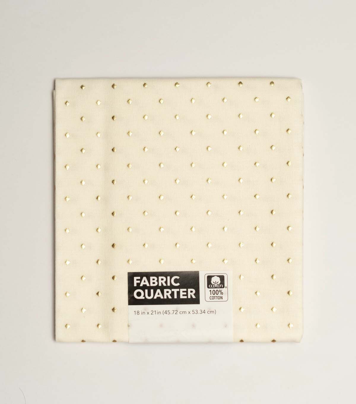 18 x 20 Diamond Dew Drop Cotton Fabric Quarter 1pc by Keepsake Calico